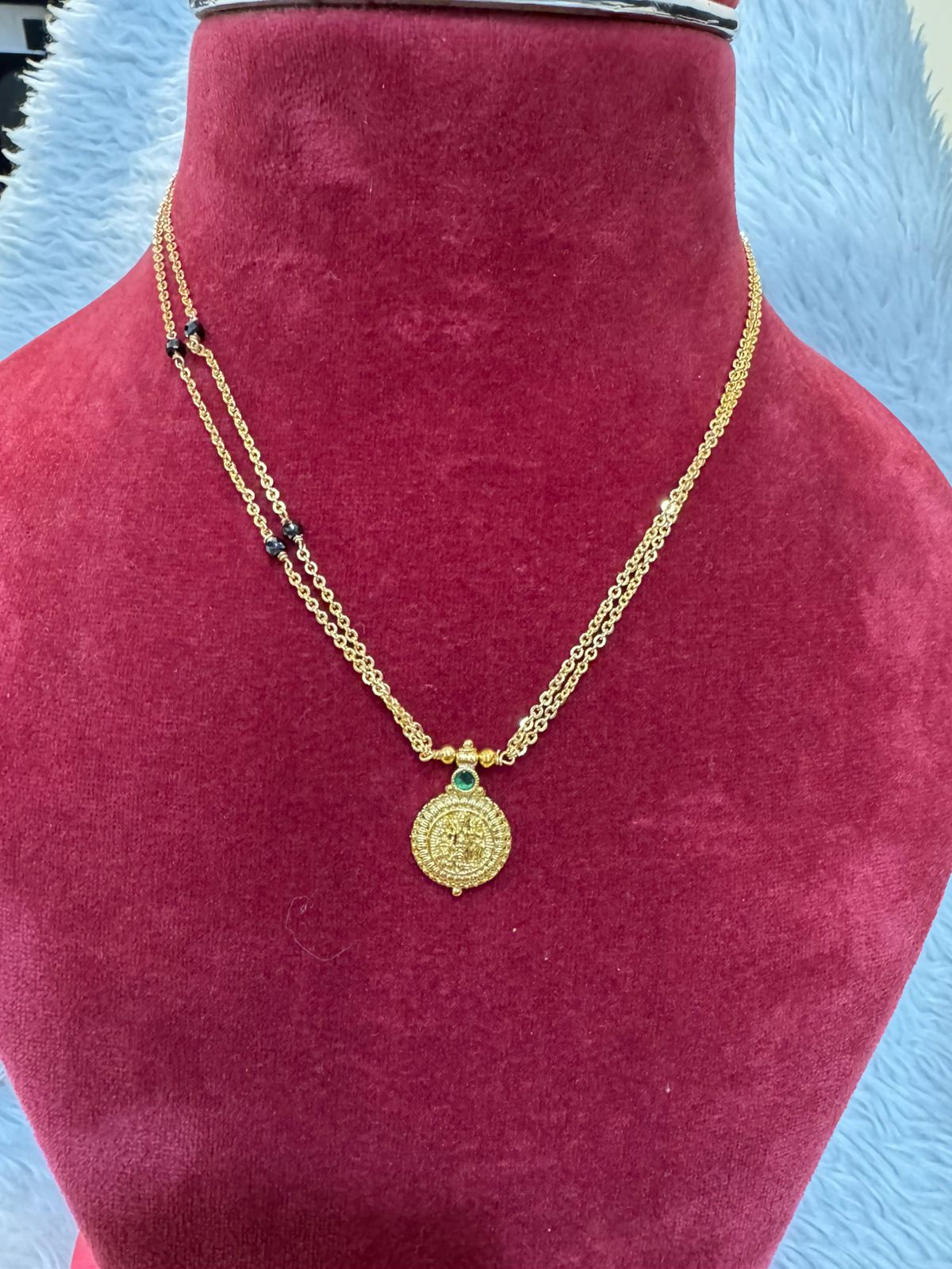 PANCHALOHAM BLACK BEEDS JEWELERY