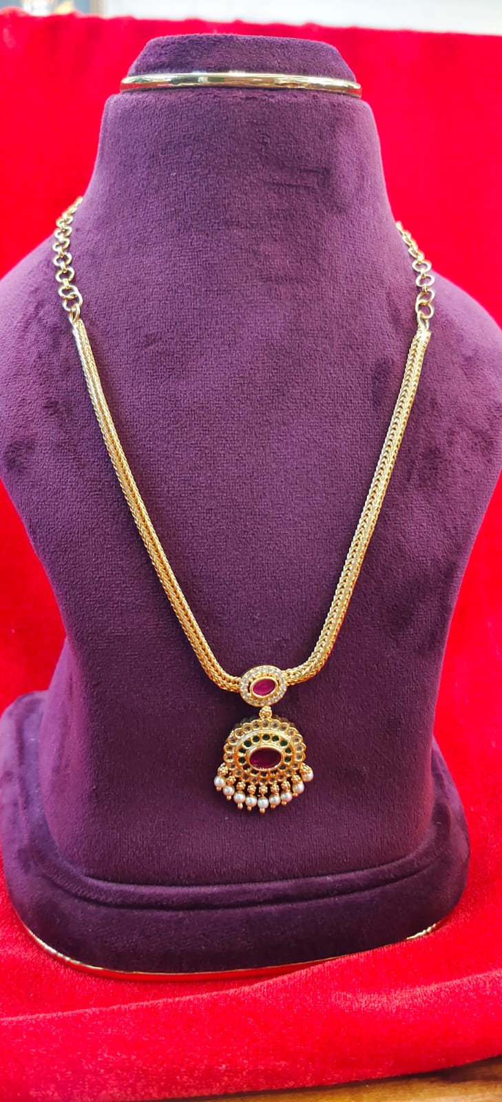 PURE PANCHALOHAM NECK SET