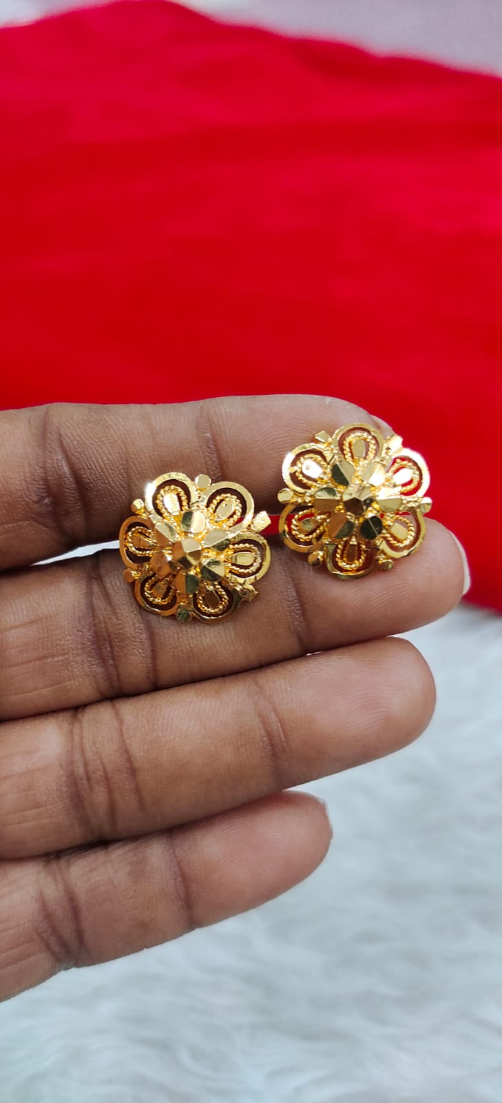 Pure panchaloham studs screw back