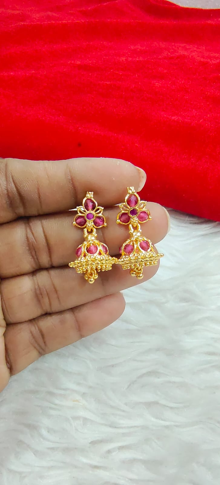 Panchaloham buttalu with screw back