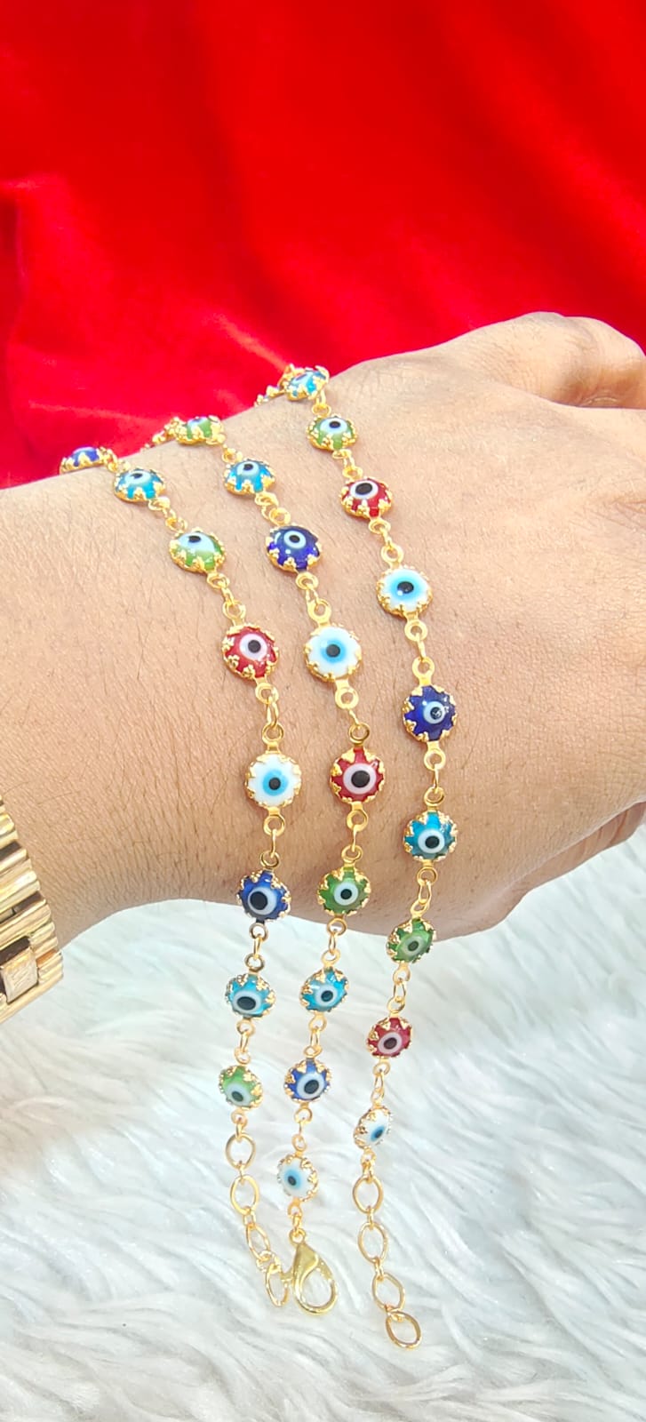 panchaloham evil eye bracelet
