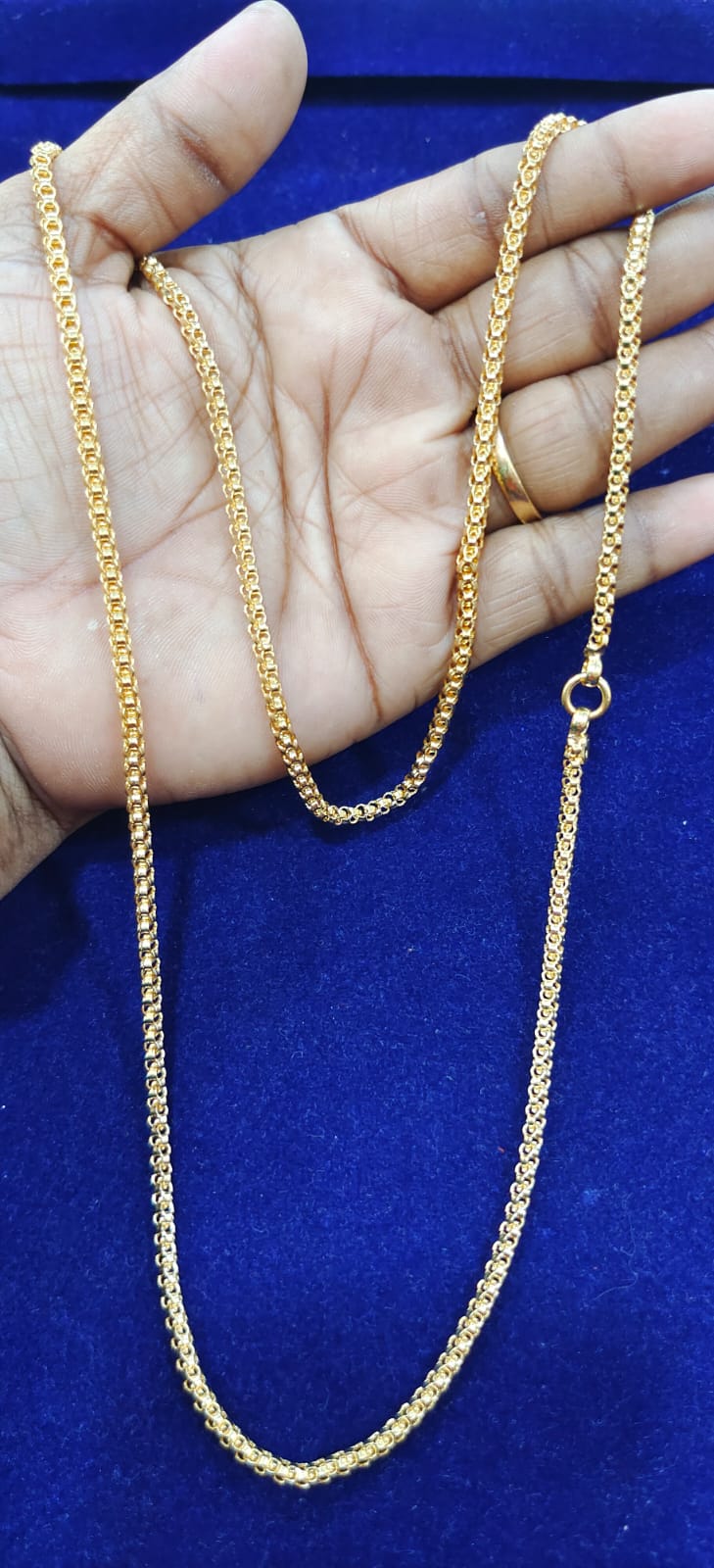 Pure panchaloham polished thaali chain