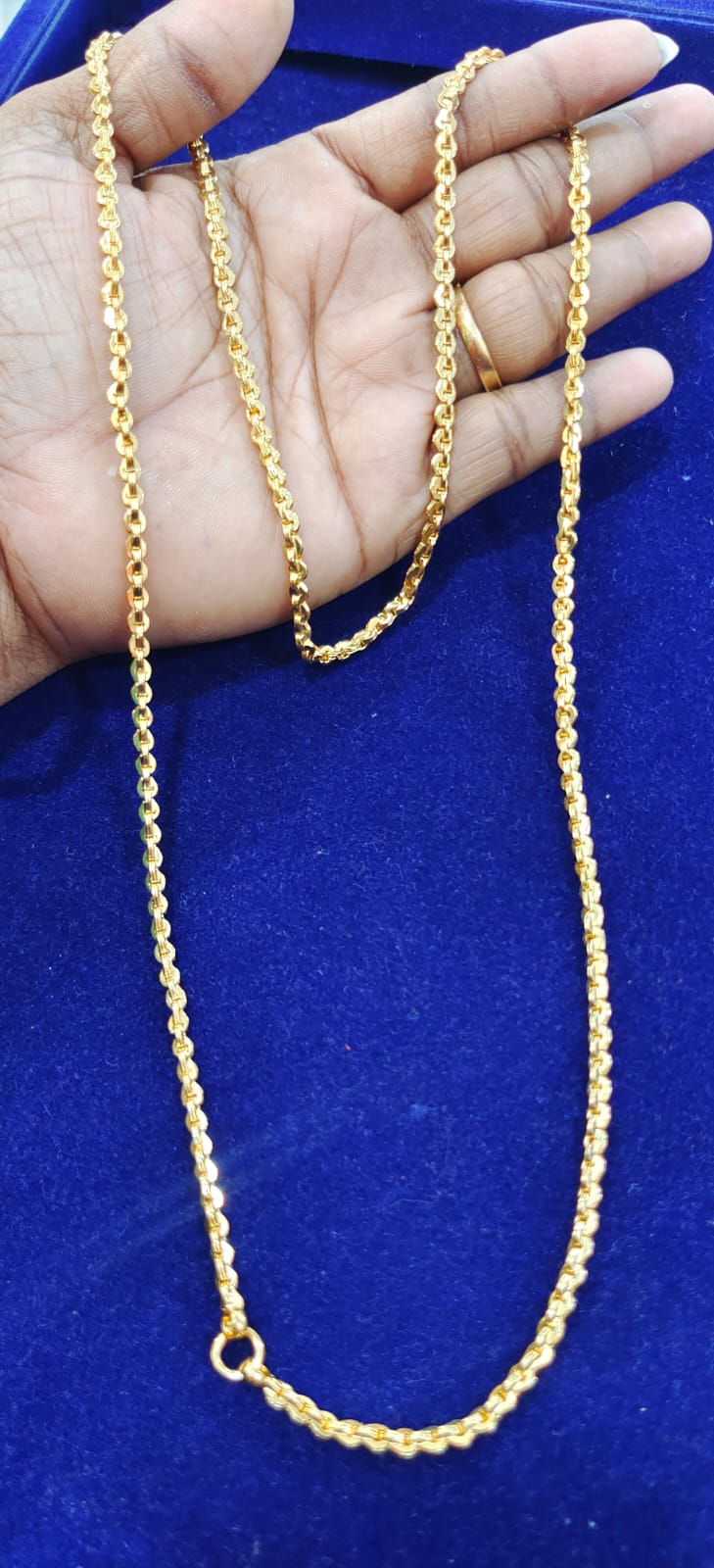 Pure panchaloham polished thaali chain
