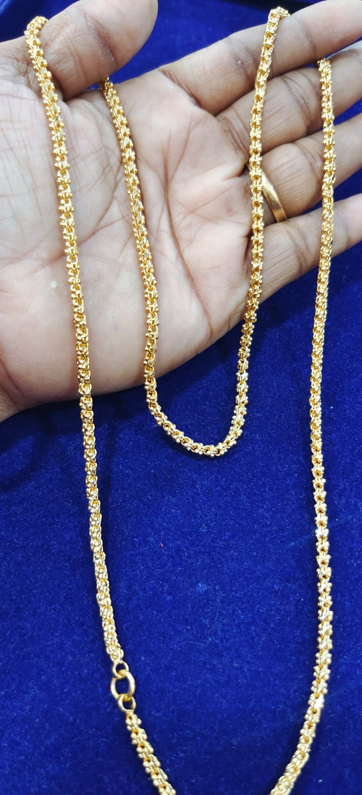Pure panchaloham polished thaali chain