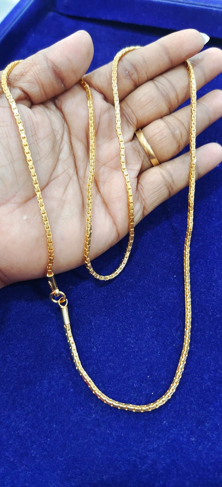 Pure panchaloham polished thaali chain