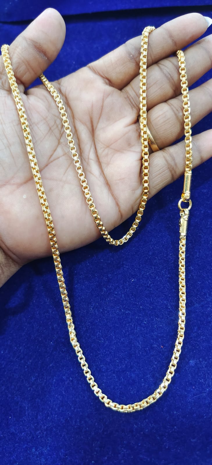 Pure panchaloham polished thaali chain