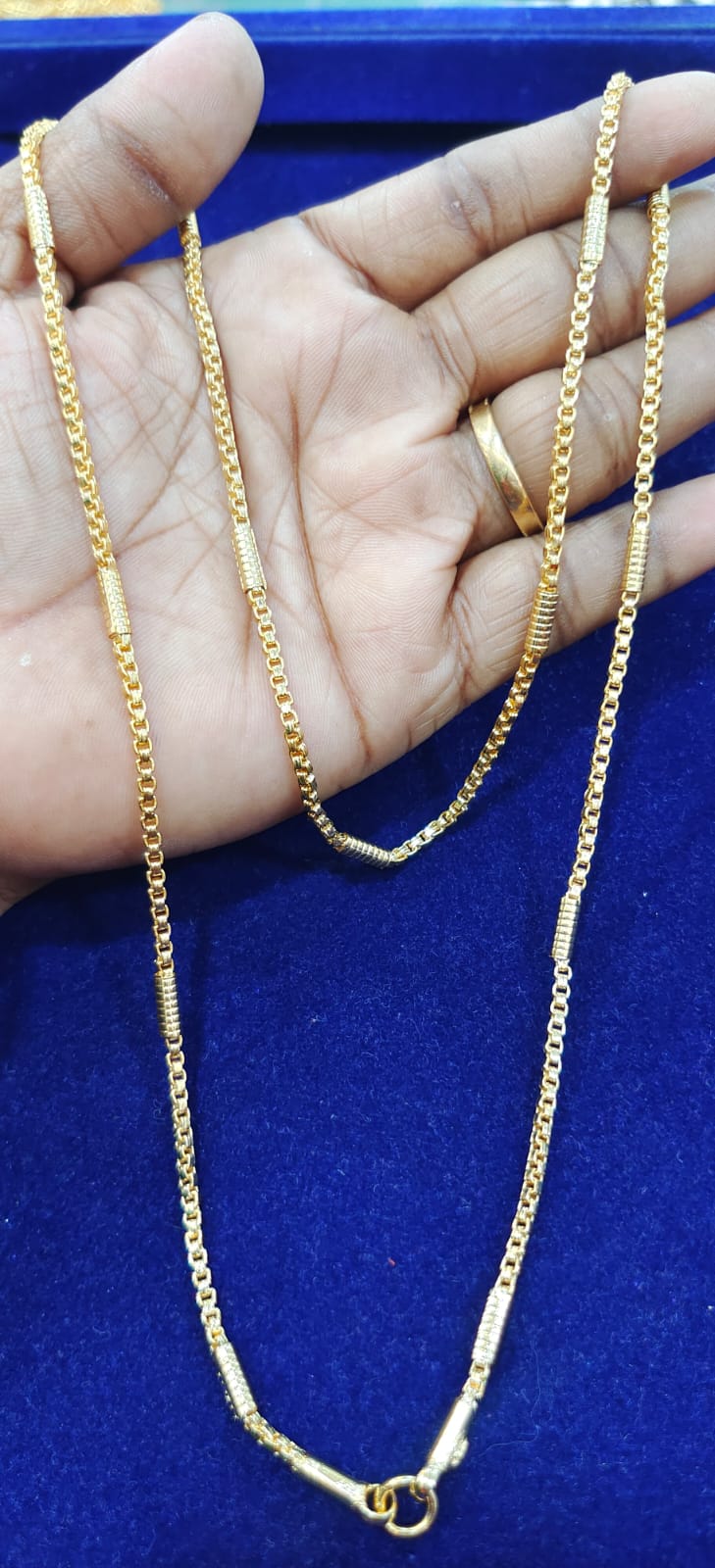 Pure panchaloham polished thaali chain