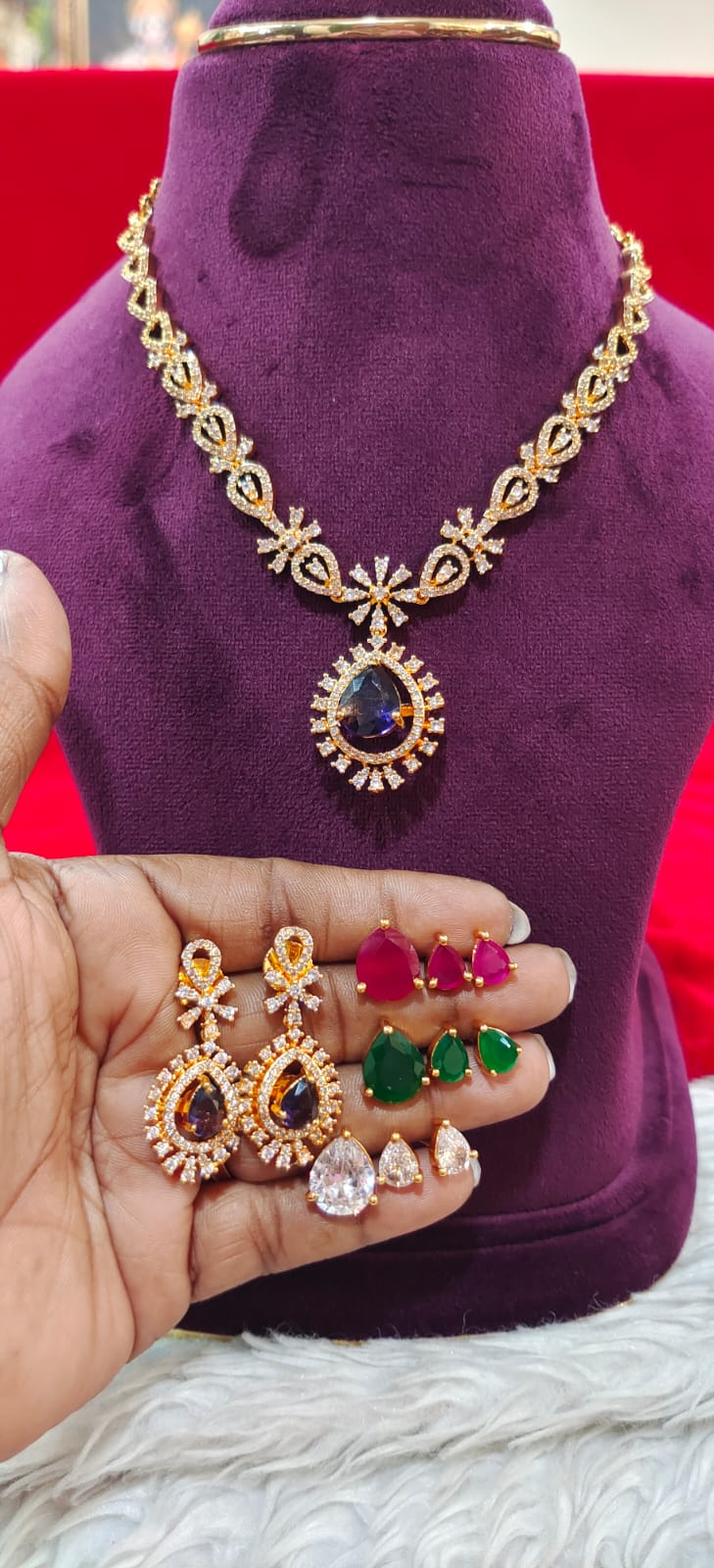 Pure panchaloham changable neck set