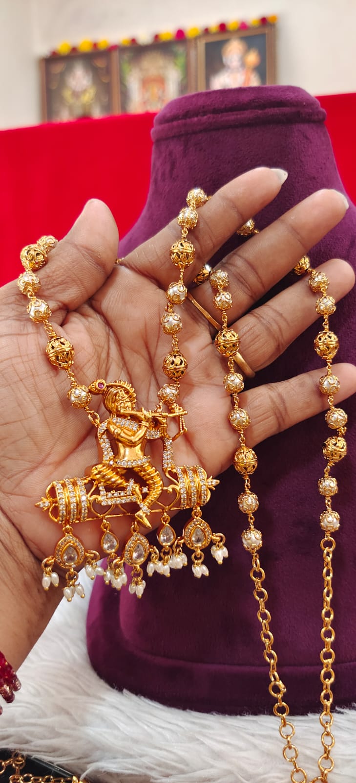 Pure panchaloham krishnudu muthyala mala