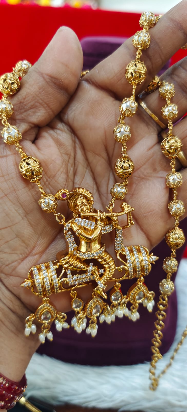Pure panchaloham krishnudu muthyala mala