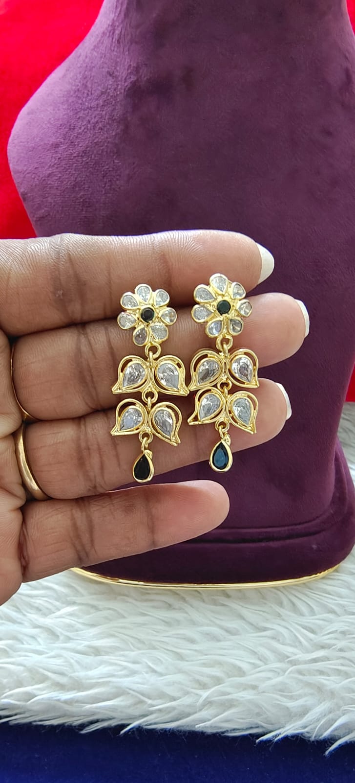 Panchaloham bombay screw earrings