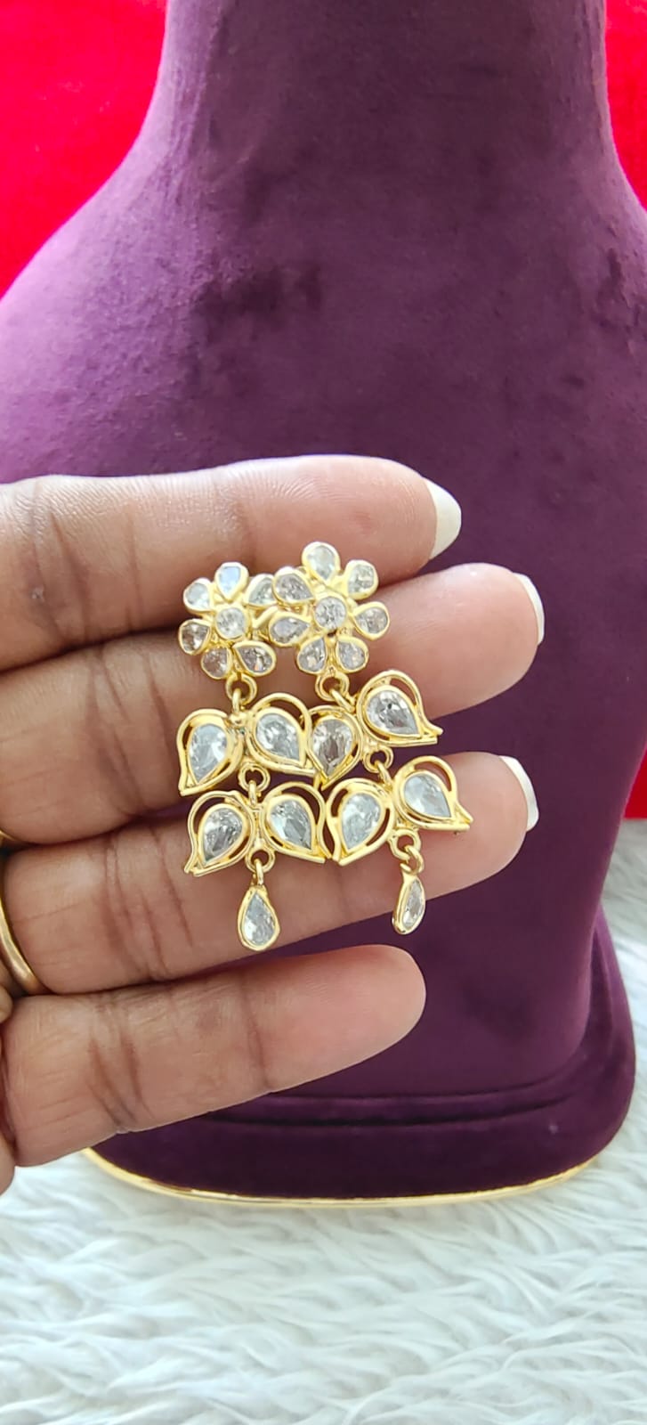 Panchaloham bombay screw earrings