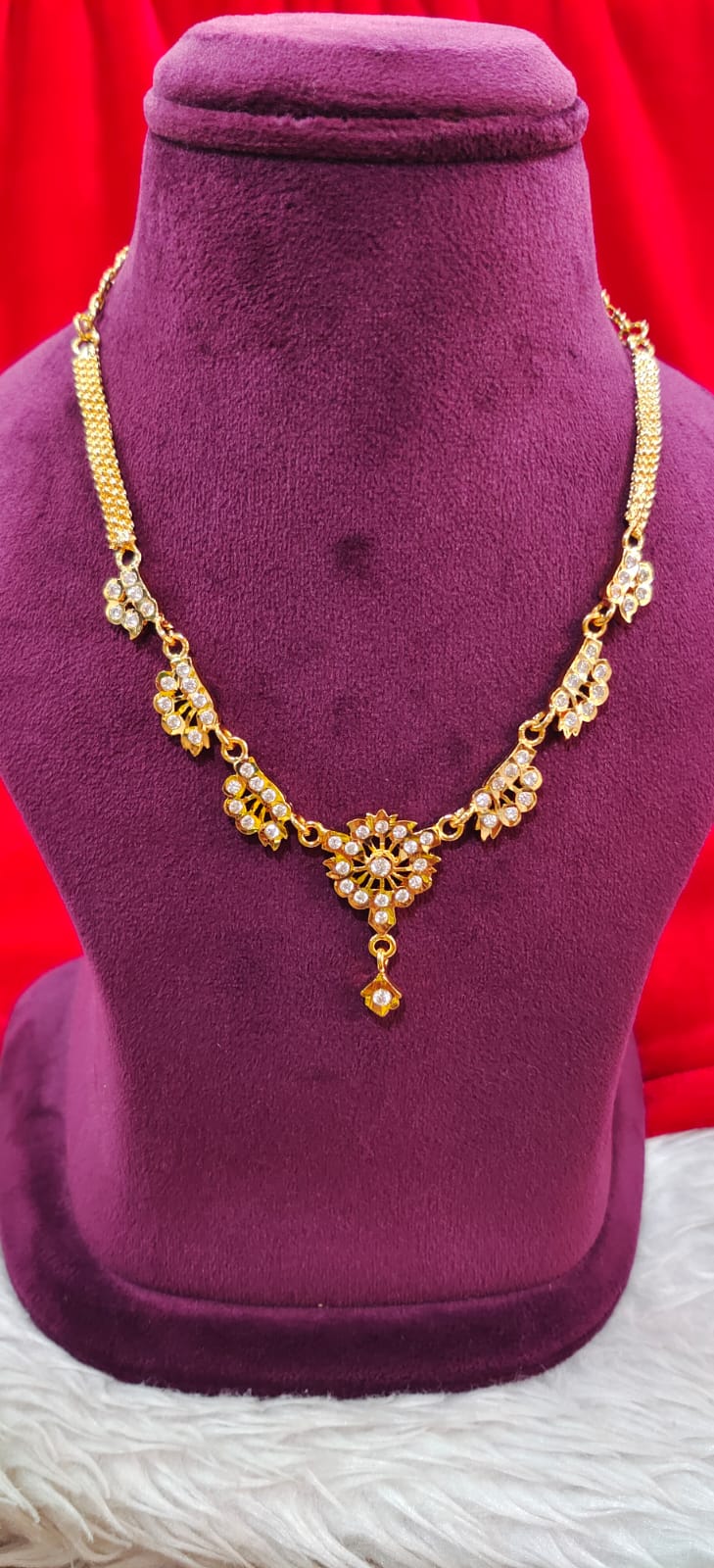 Pure panchaloham neck set