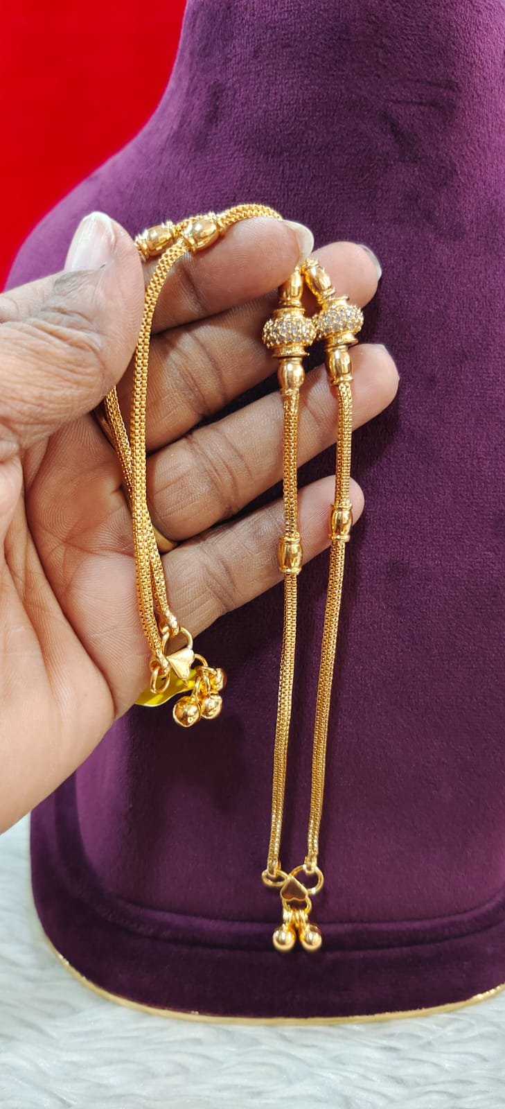 Panchaloham micro gold polish pattilu (payal)