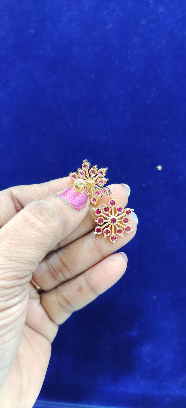 Pure panchaloham rubi studs