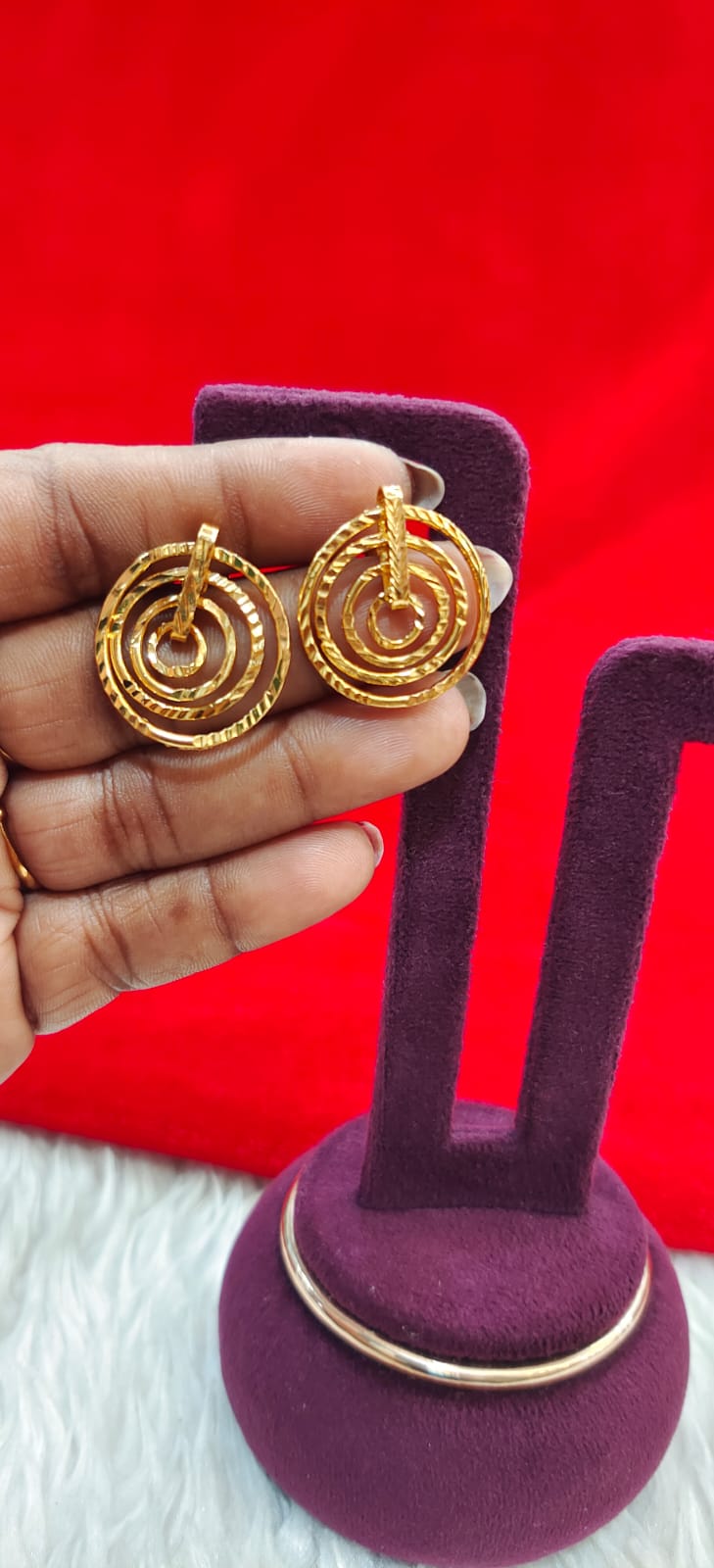 Pure panchaoham antharangalu earrings