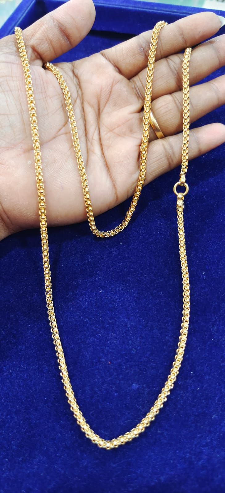 Pure panchaloham polished thaali chain