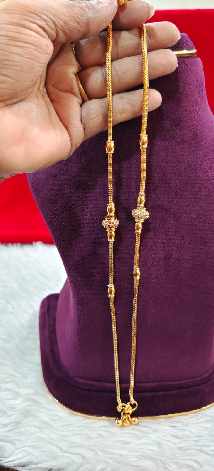 Panchaloham micro gold polish pattilu (payal)