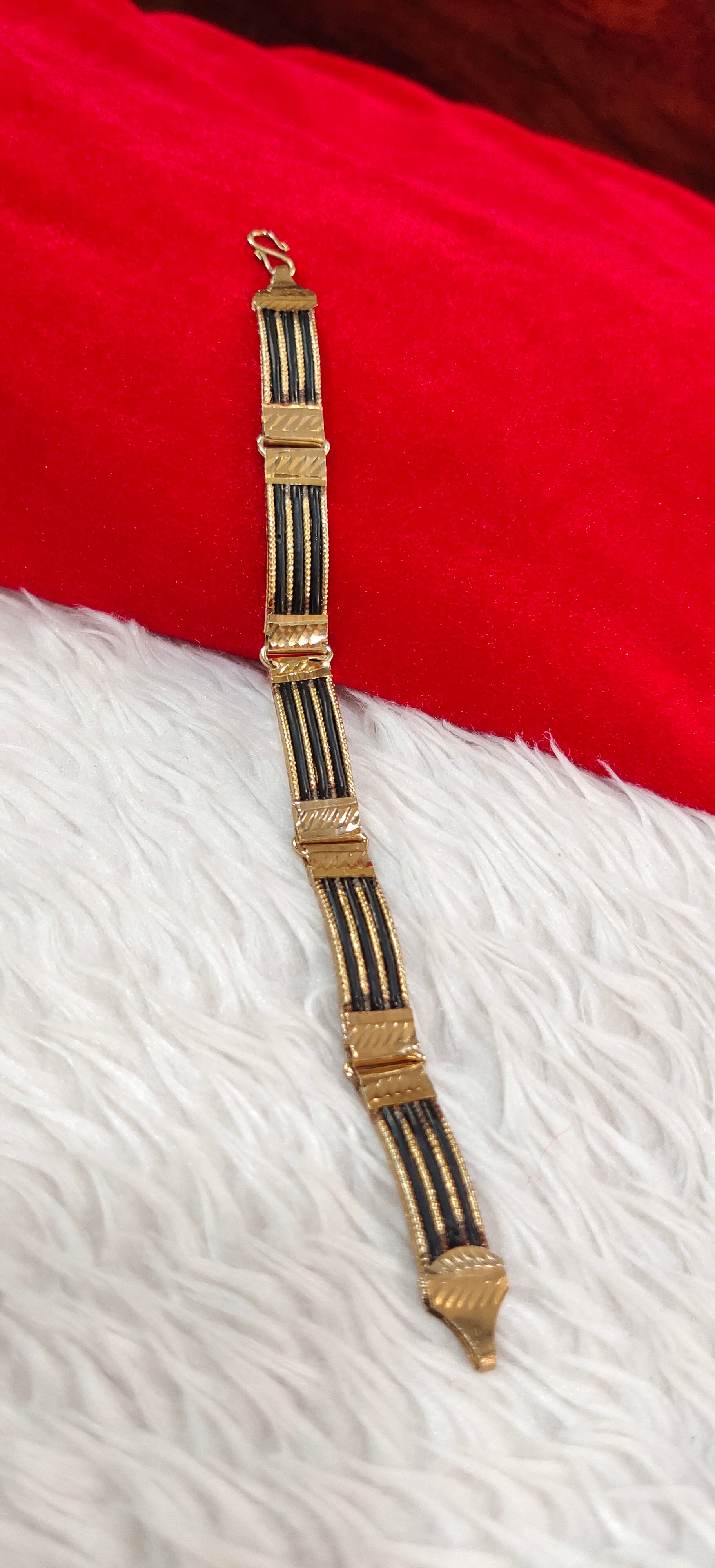 Panchaloham unpolished elephant hair bracelet