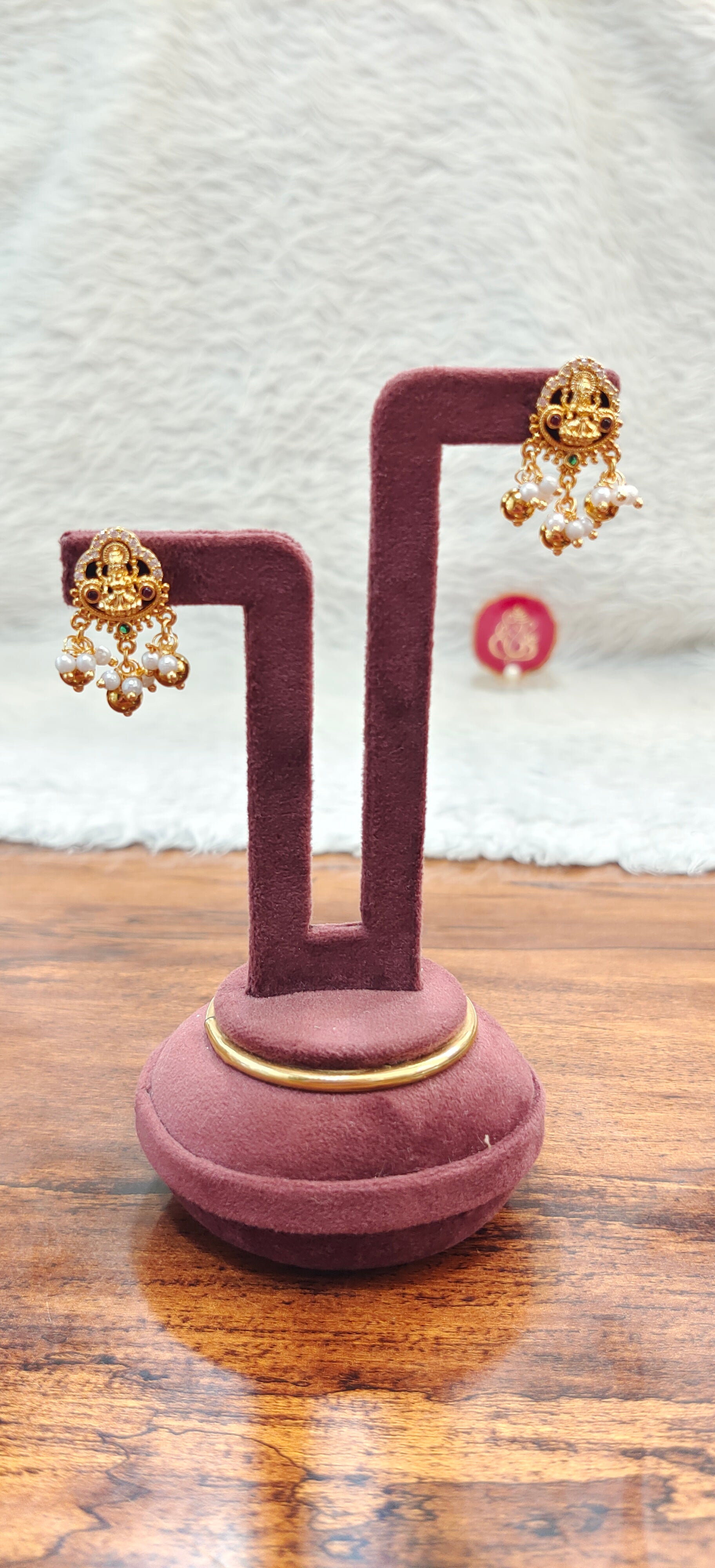 Panchaloham Lakshmi devi earrings