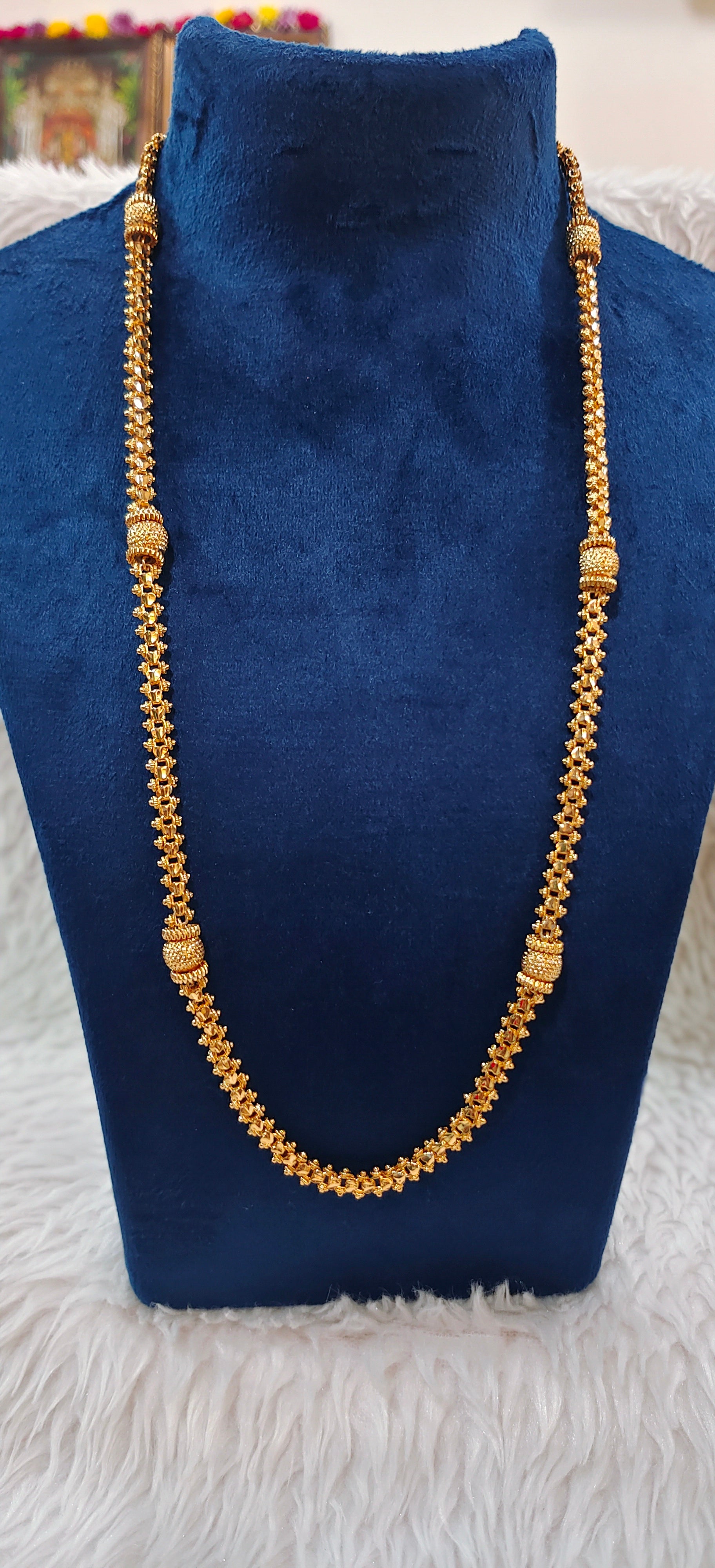 Pure Panchaloham polished taali chain 26 inches