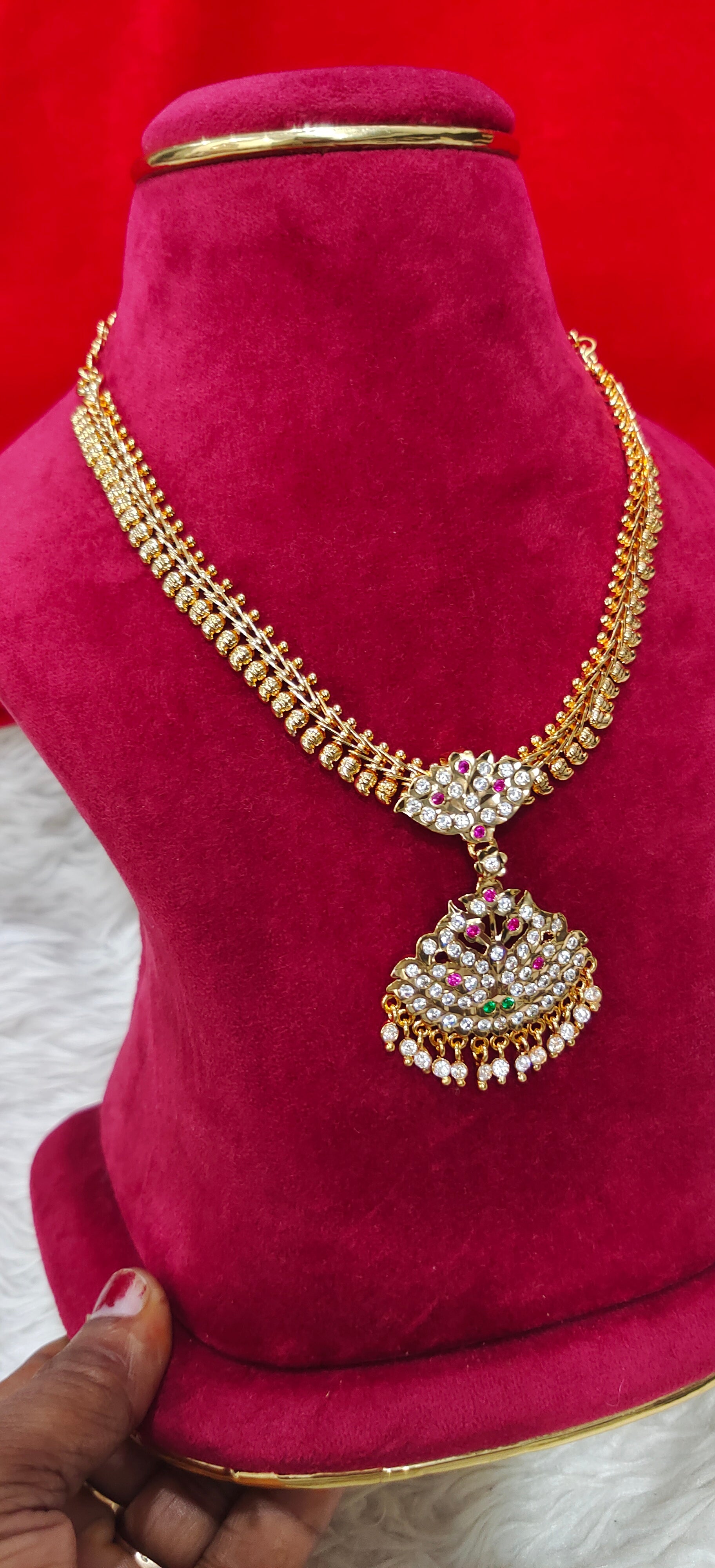Panchaloham nanu neck set