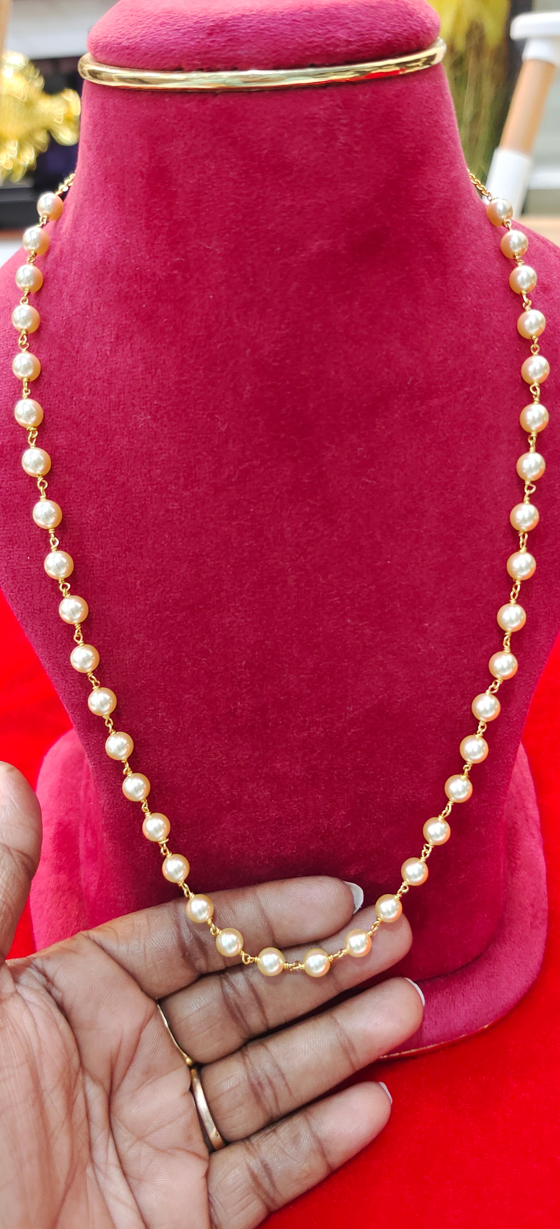 Original Swaroski pearls kattuteega maala