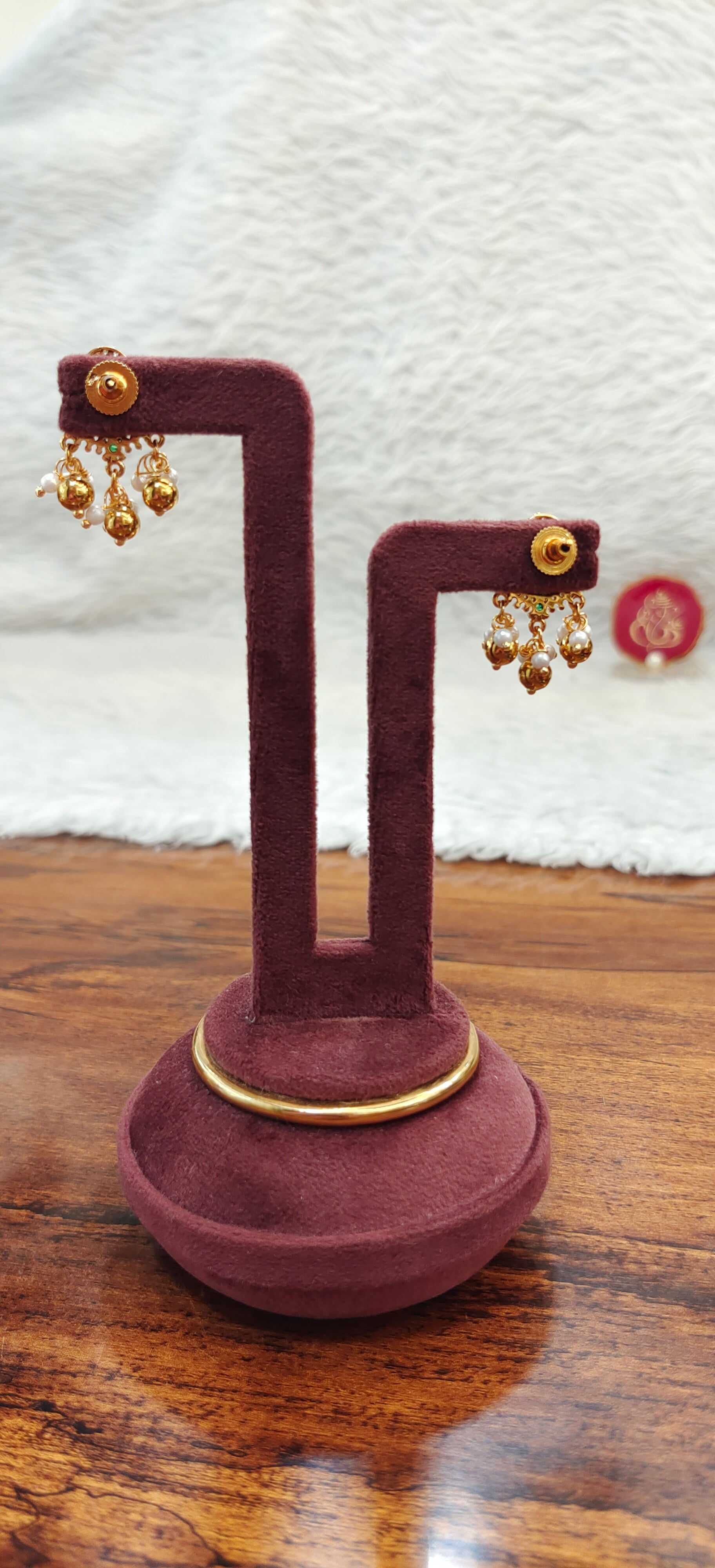 Panchaloham Lakshmi devi earrings
