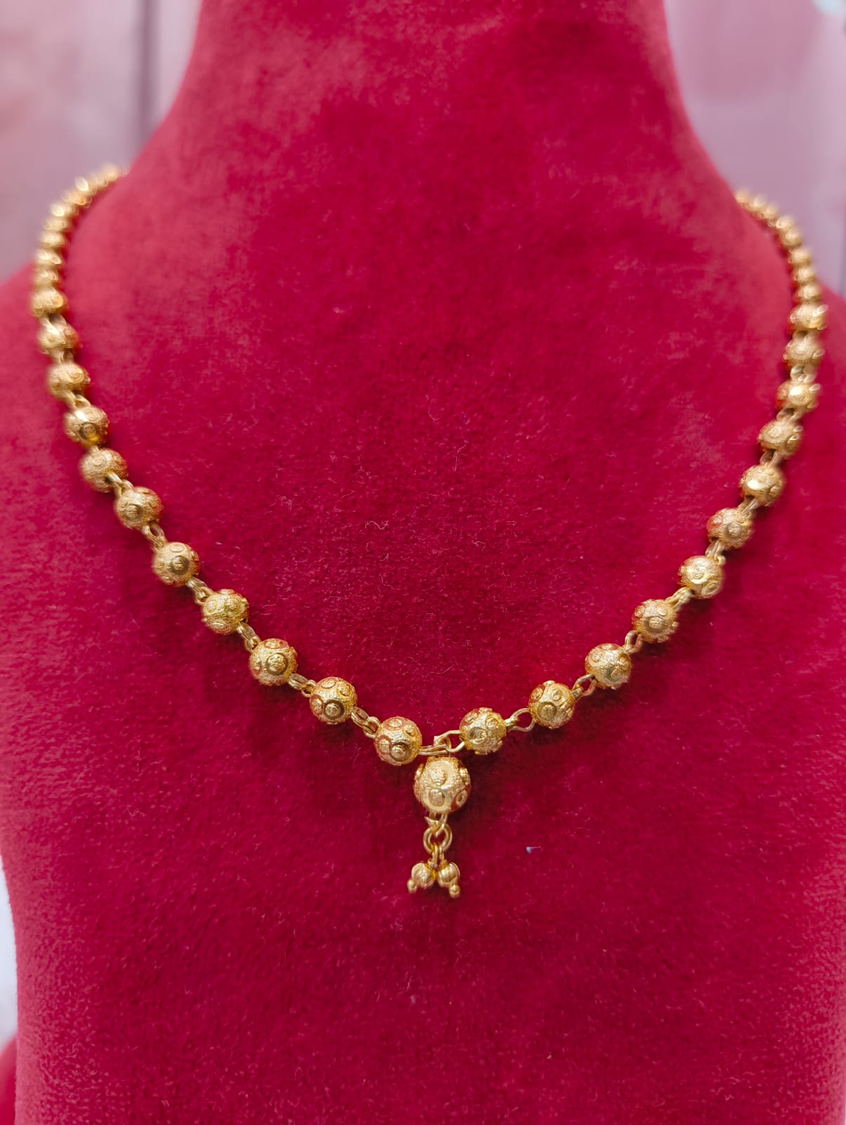 Panchaloham gold ball chains