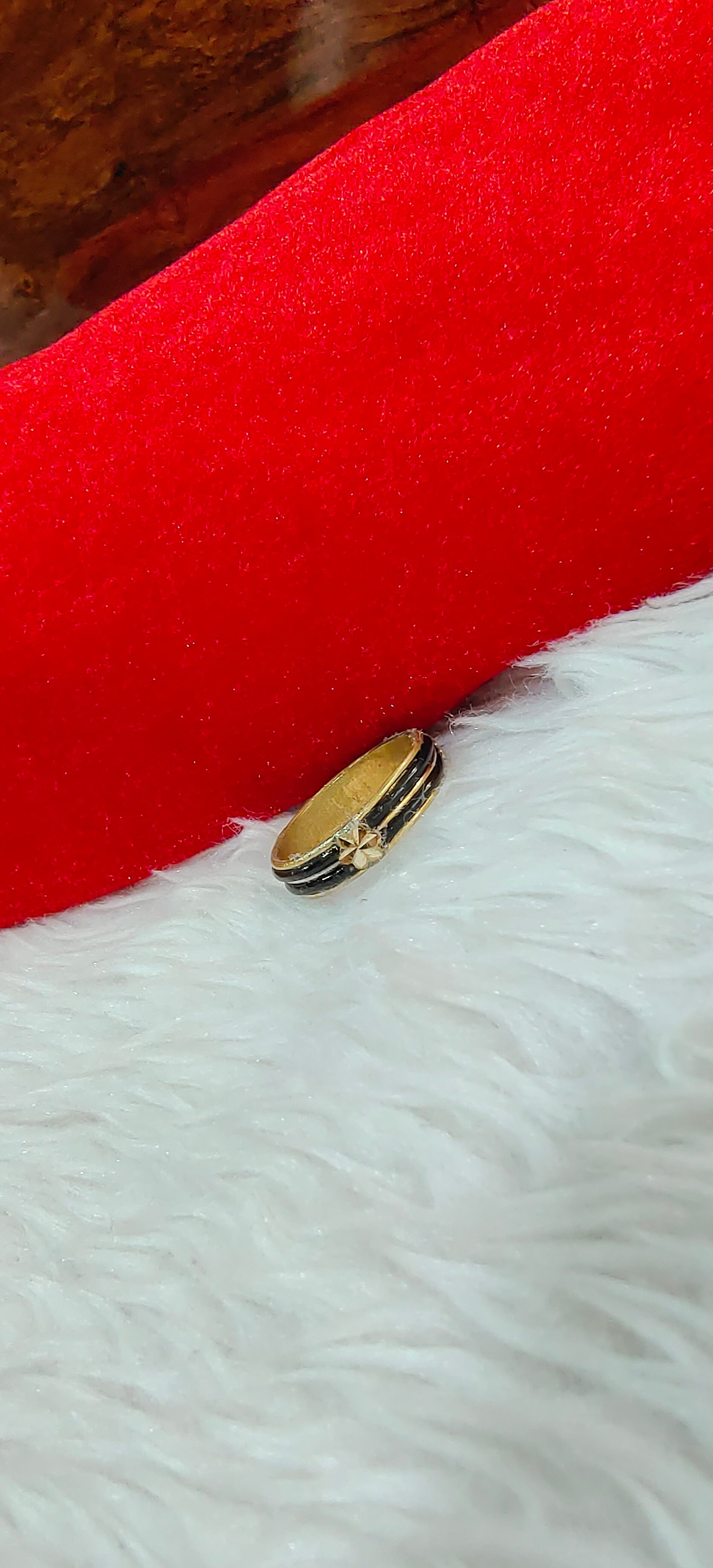 Panchaloham unpolished elephant hair ring