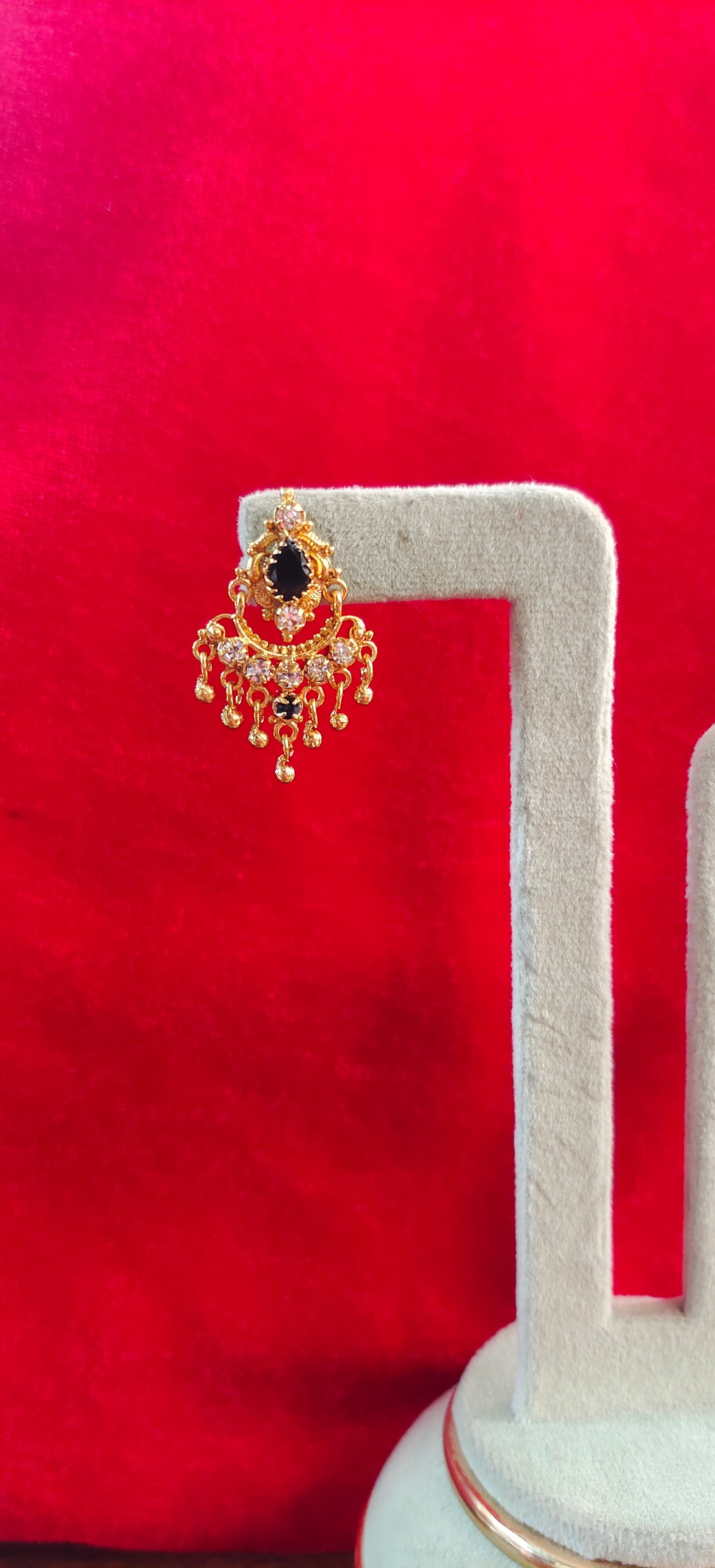 Panchaloham earrings gold copy design
