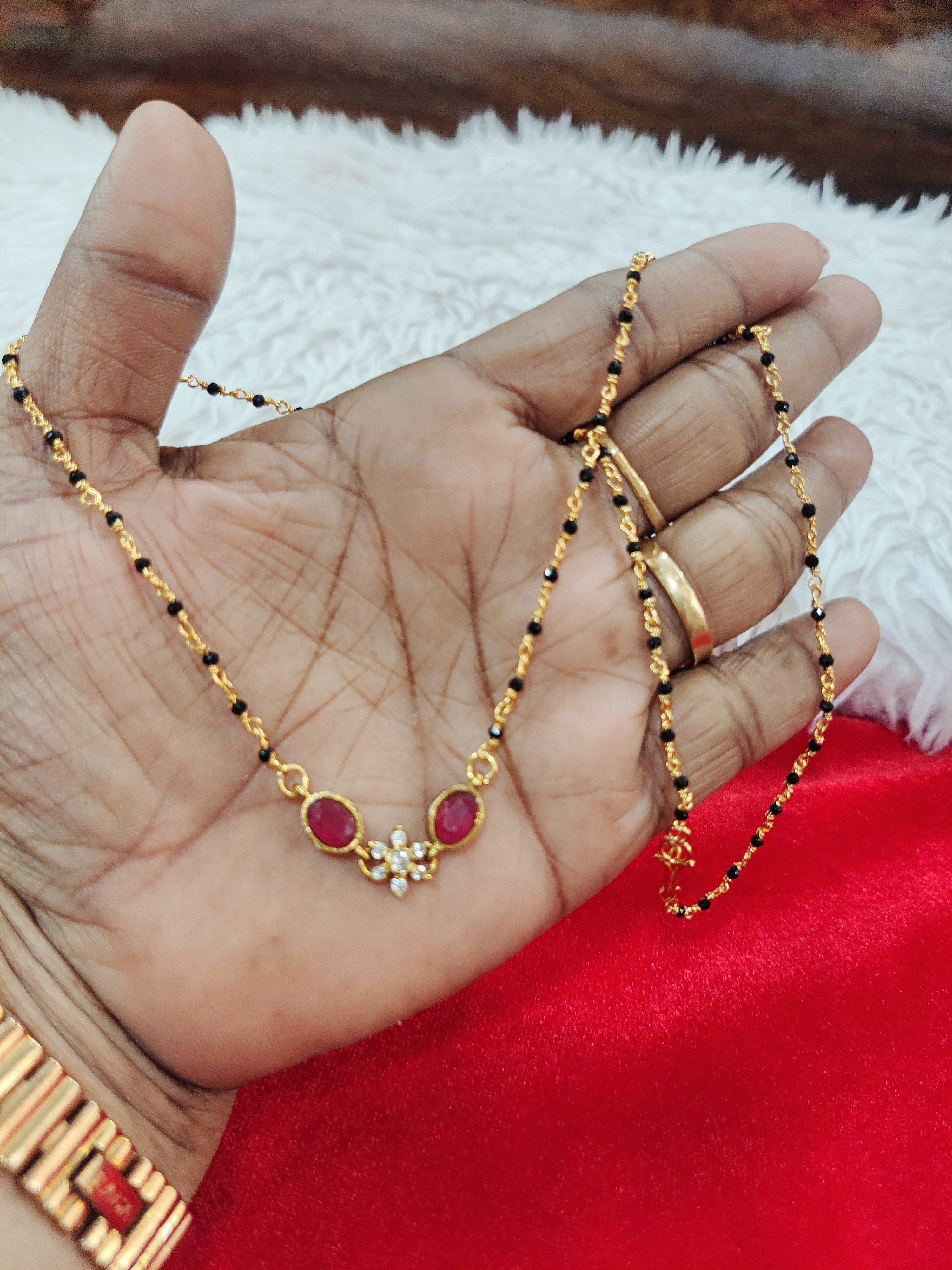 Panchaloham black diamonds short length