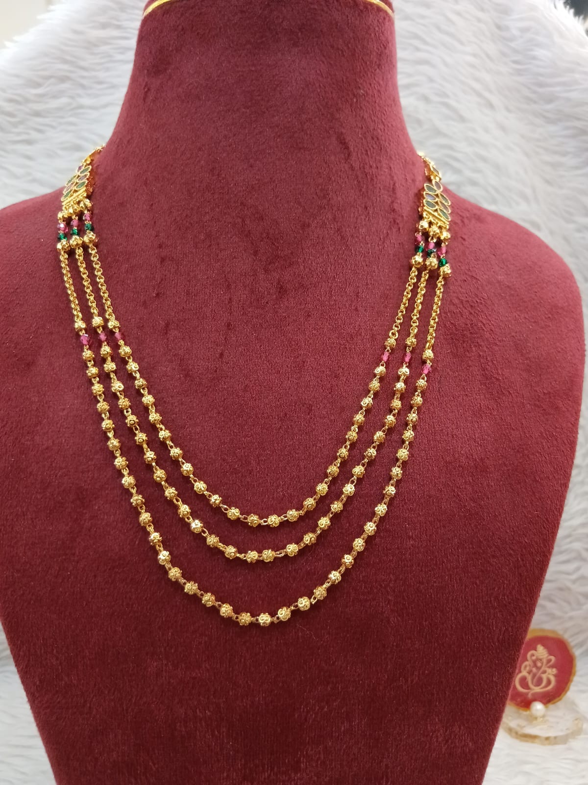 Panchaloham gold balls chain