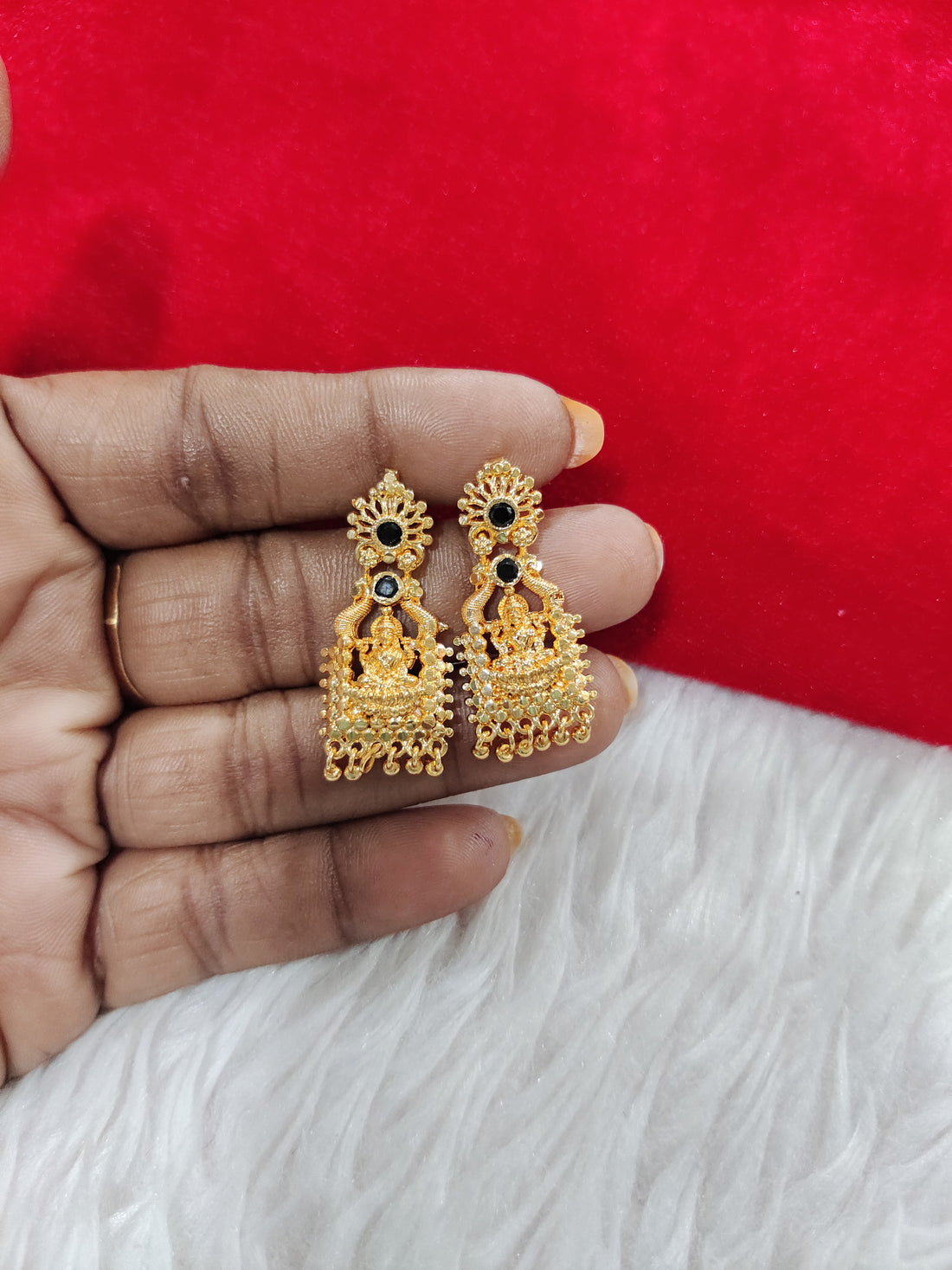 Panchaloham lakshmi devi earrings