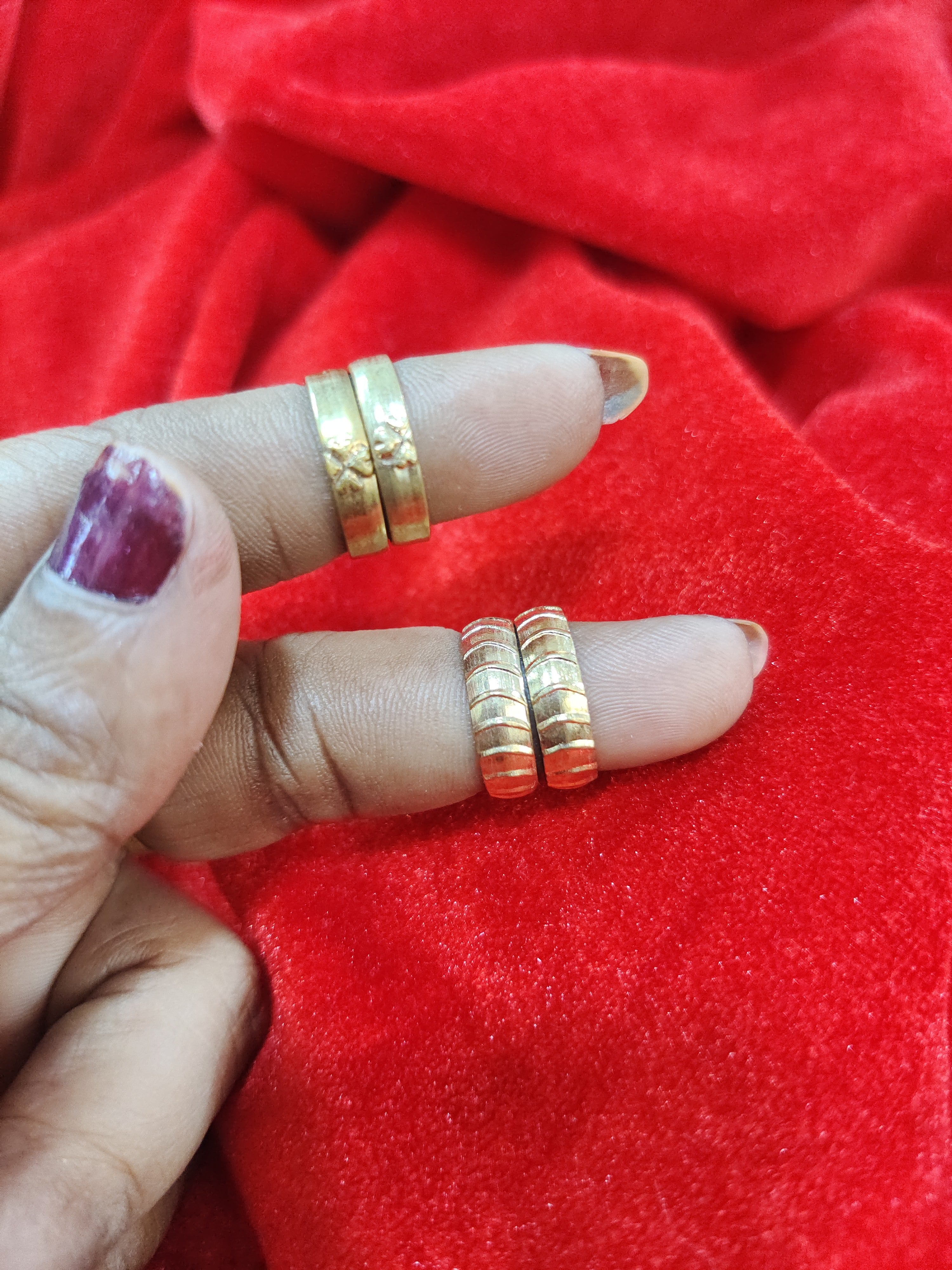 Pure Panchaloham unpolished mettelu