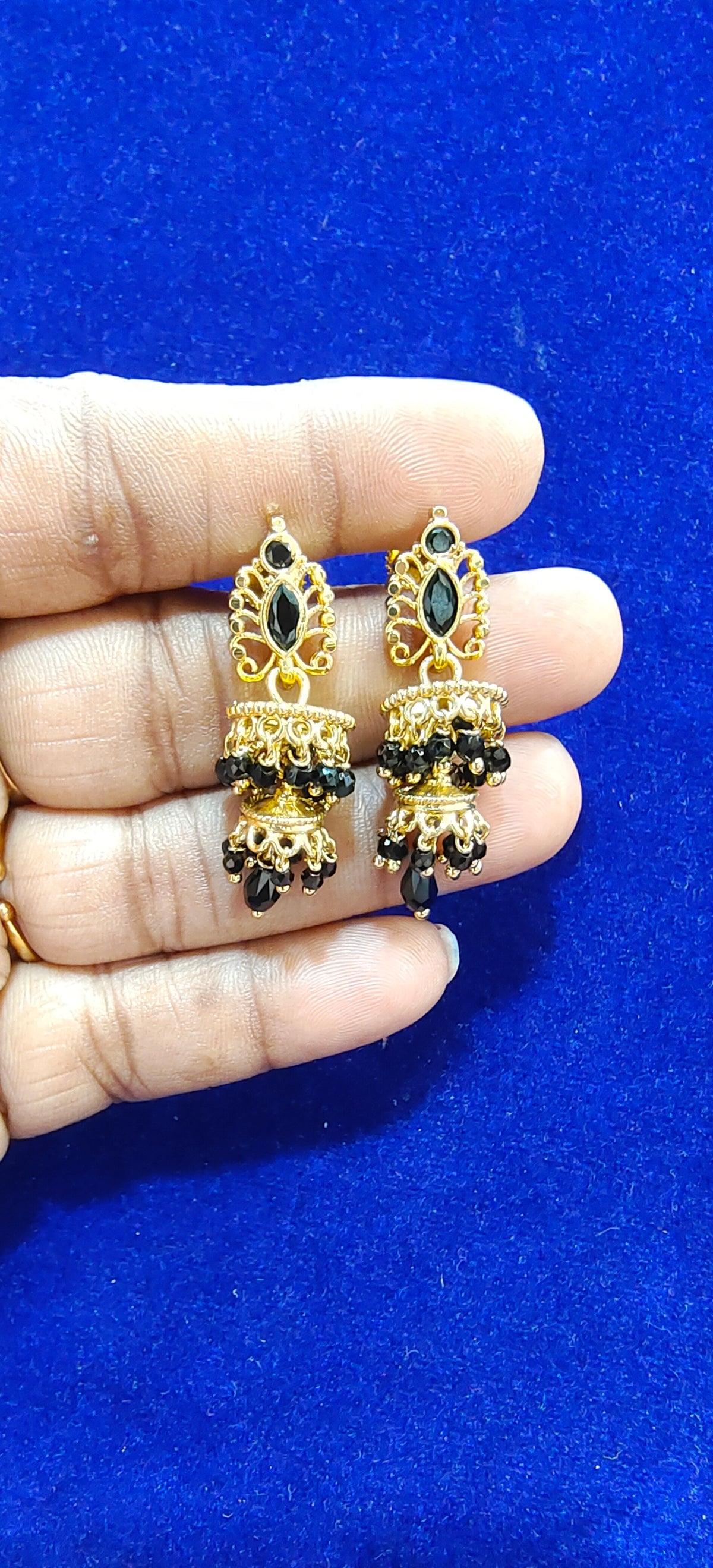 Traditional gold look buttalu