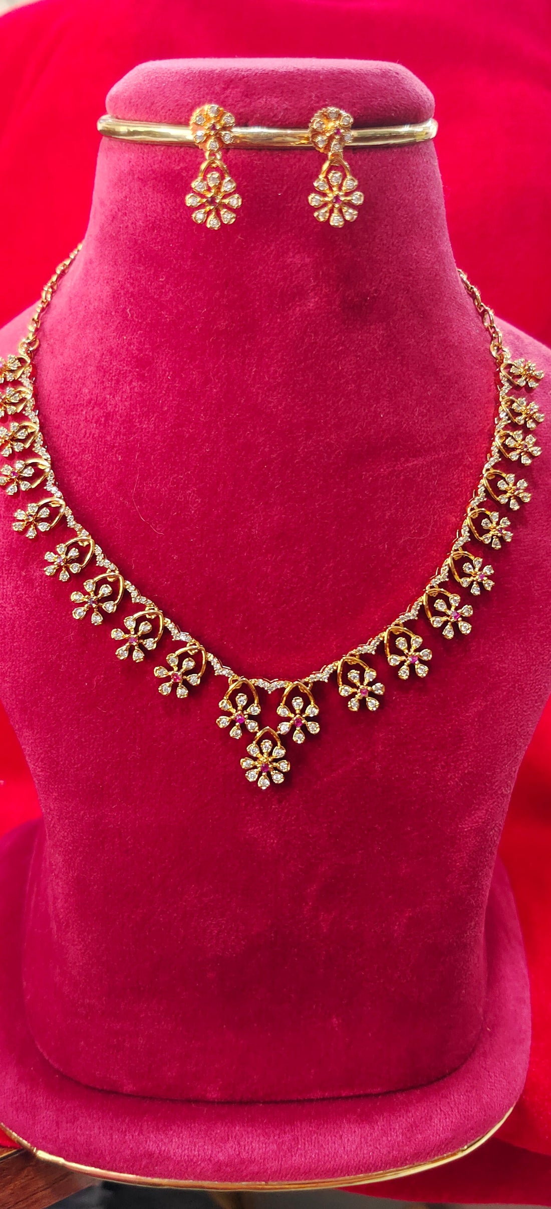 #డైమండ్ రెప్లికా నెక్ సెట్