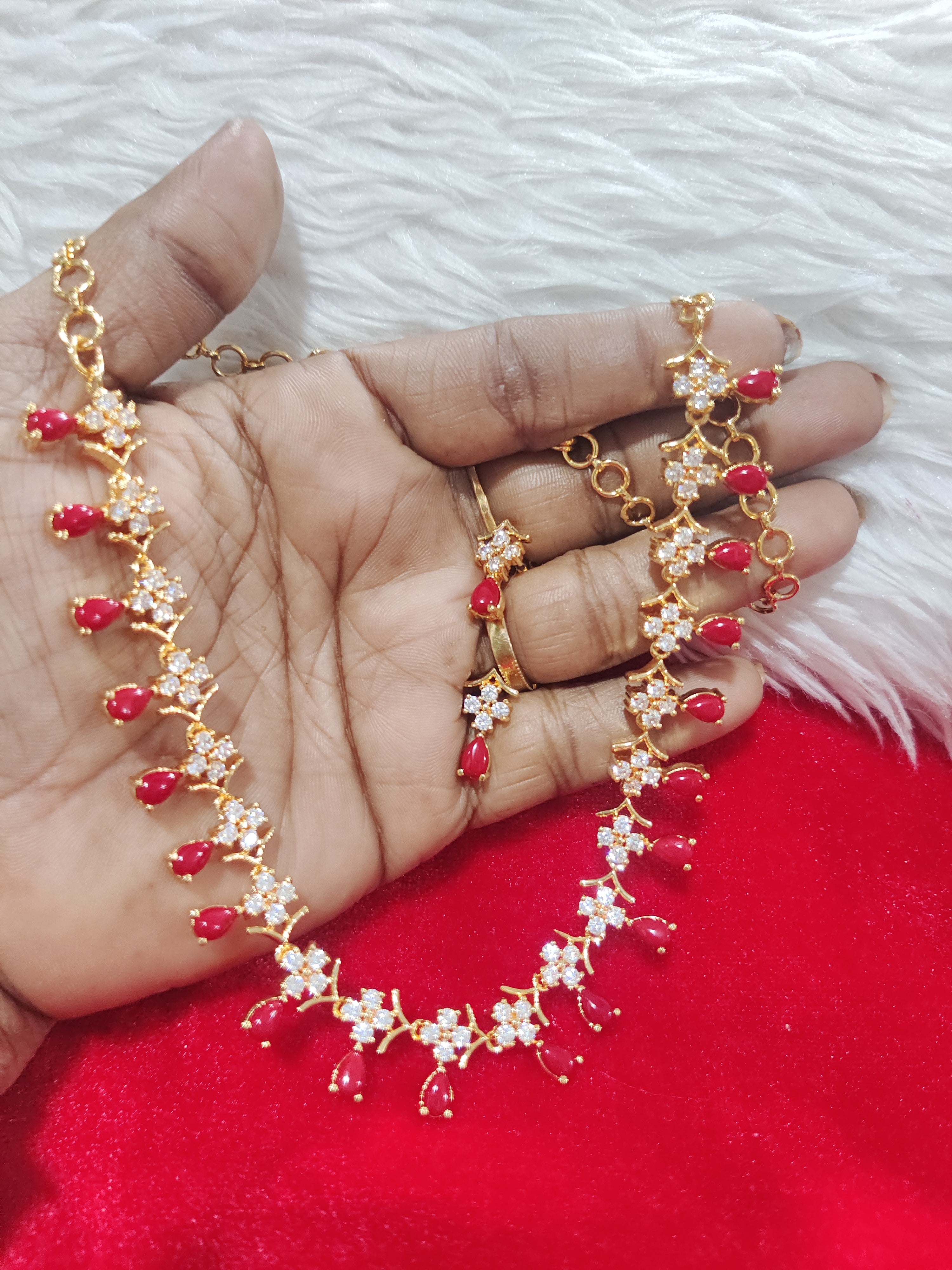 Panchaloham pagadala neck set