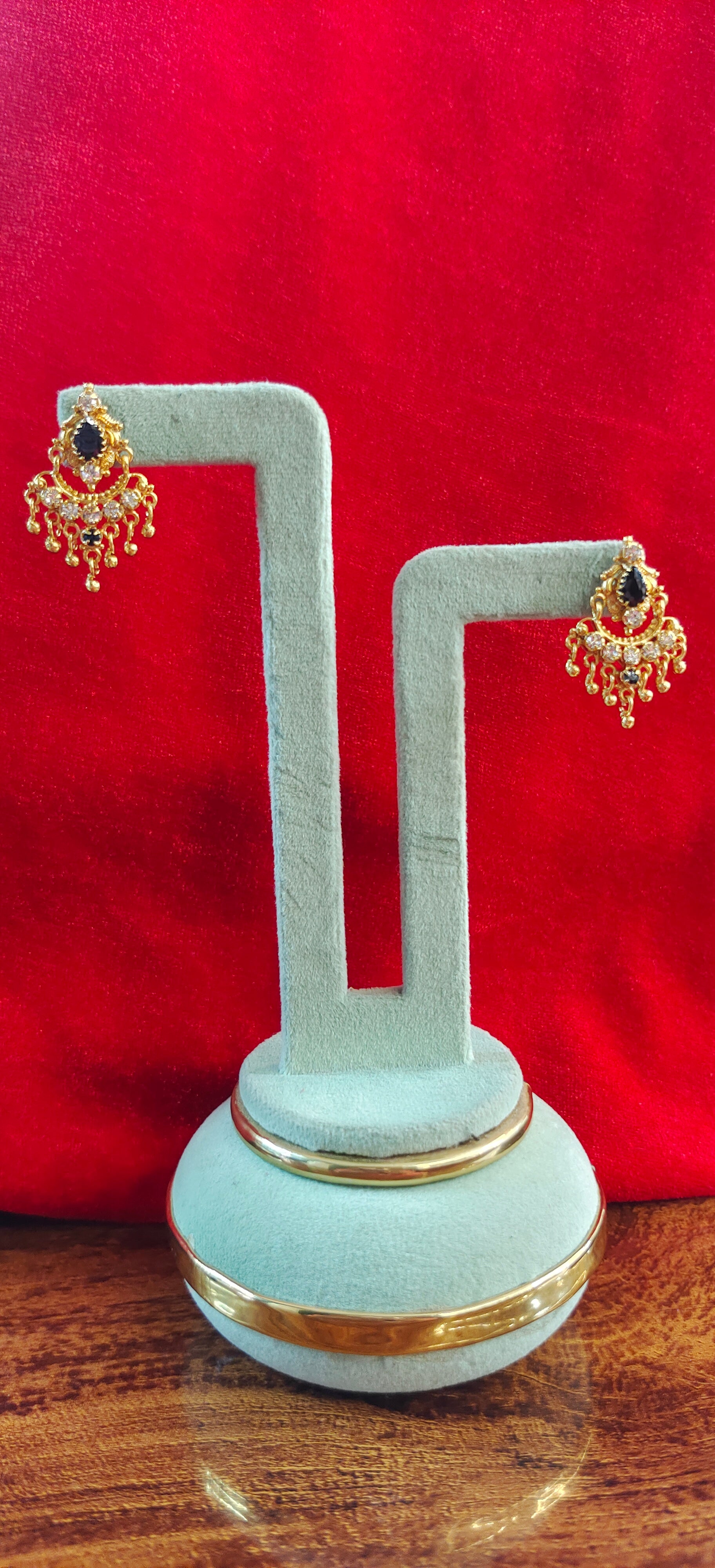 Panchaloham earrings gold copy design