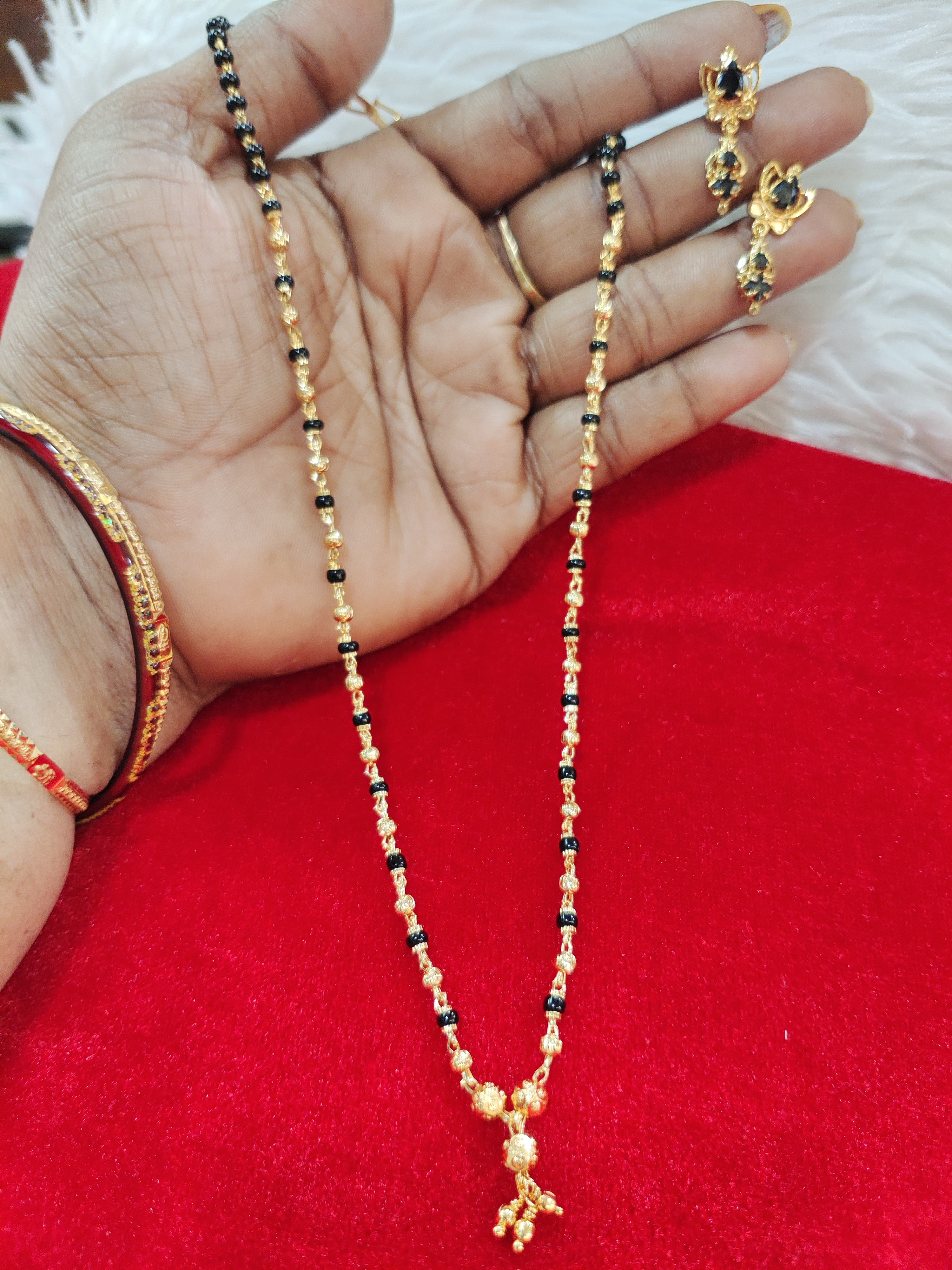 Panchaloham black beads combo offer