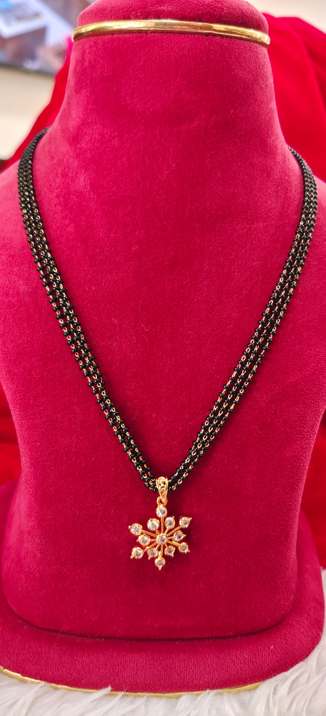 #ట్రెండింగ్ పంచలోహం నల్ల పూసలు,