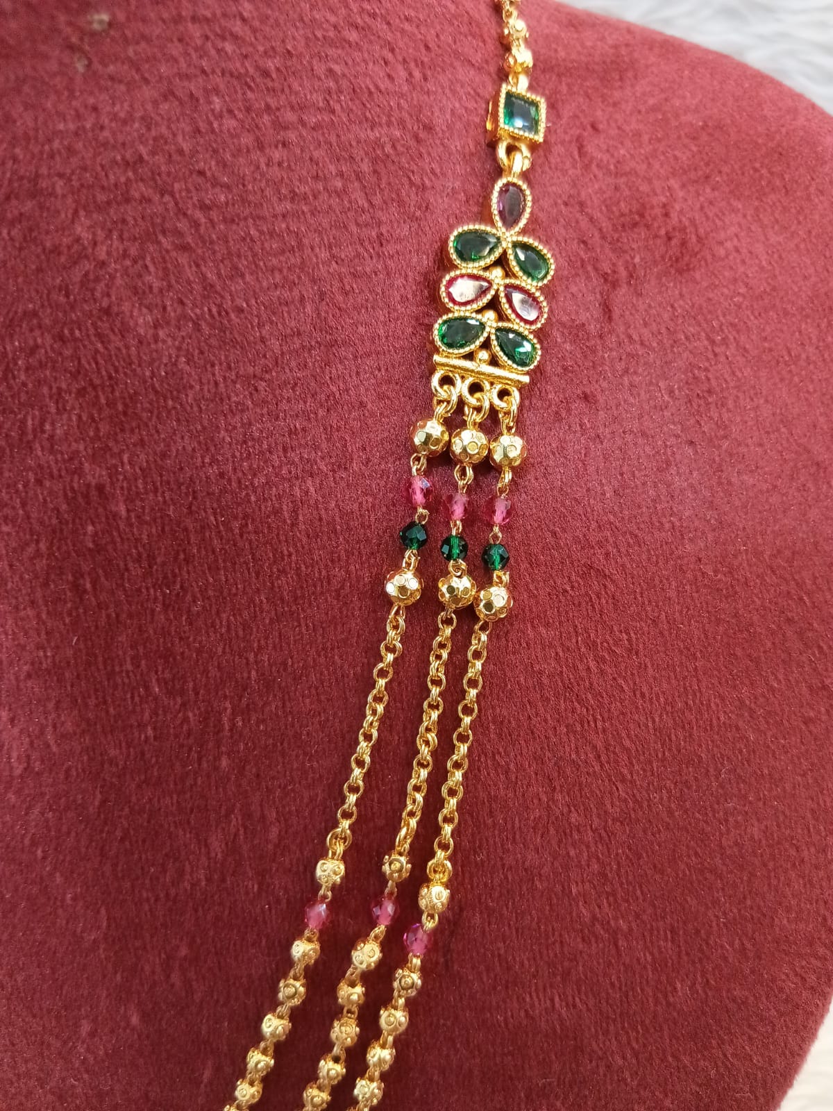 Panchaloham gold balls chain