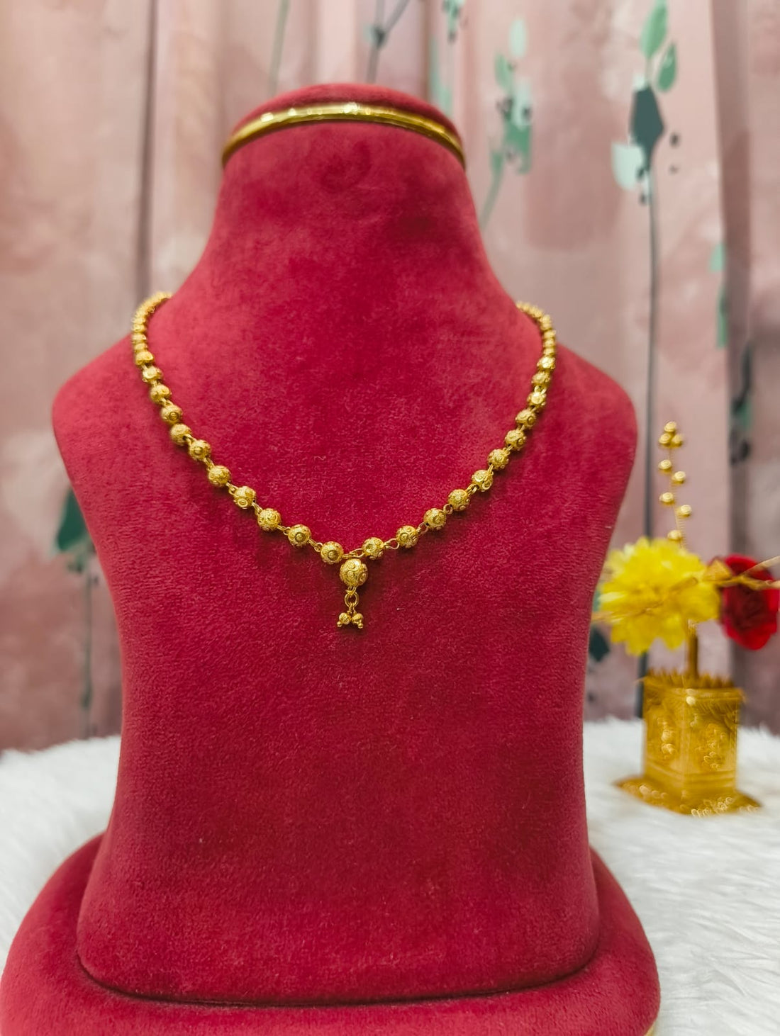 Panchaloham gold ball chains