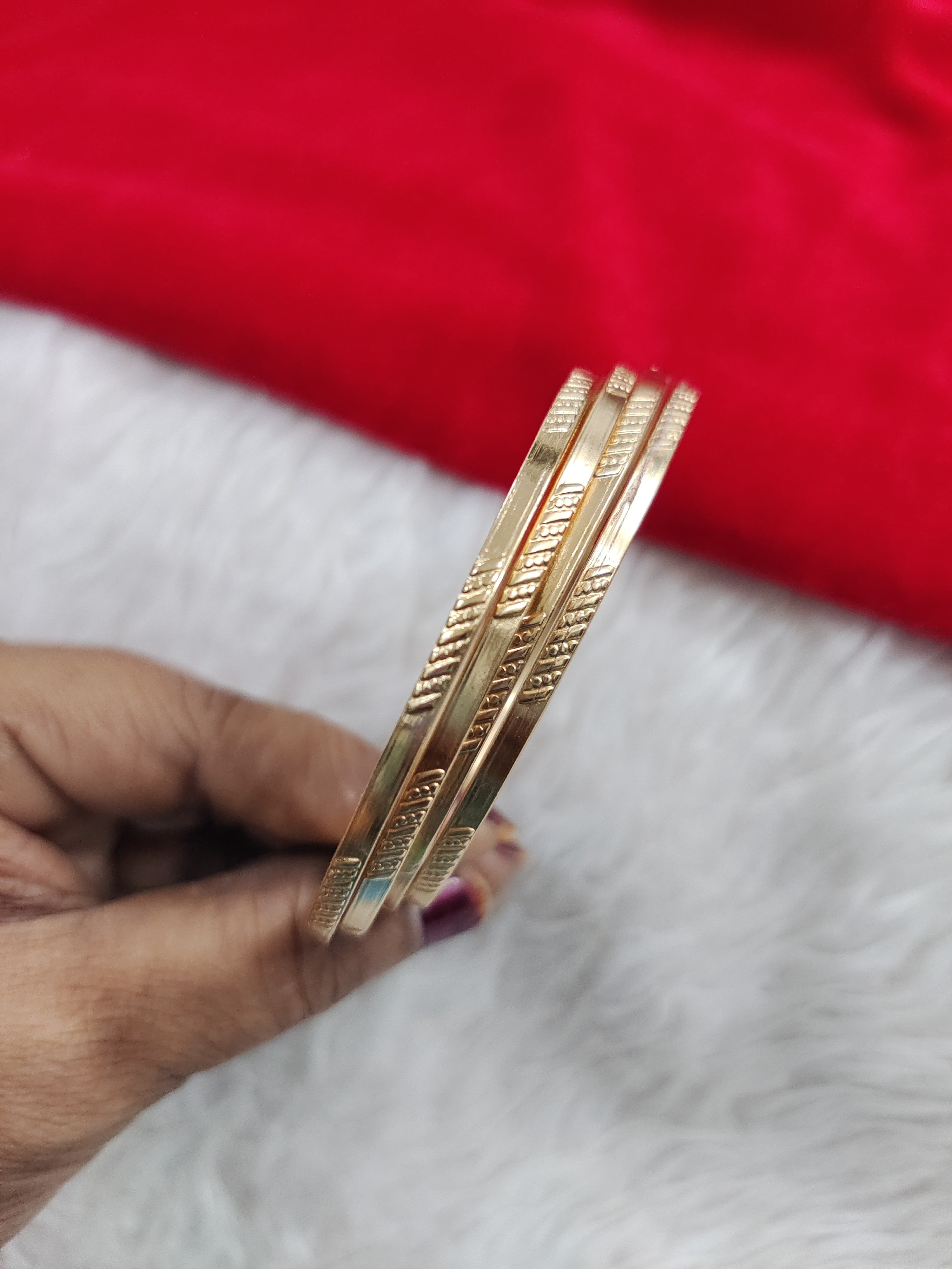 Pure Panchaloham unpolished bangles