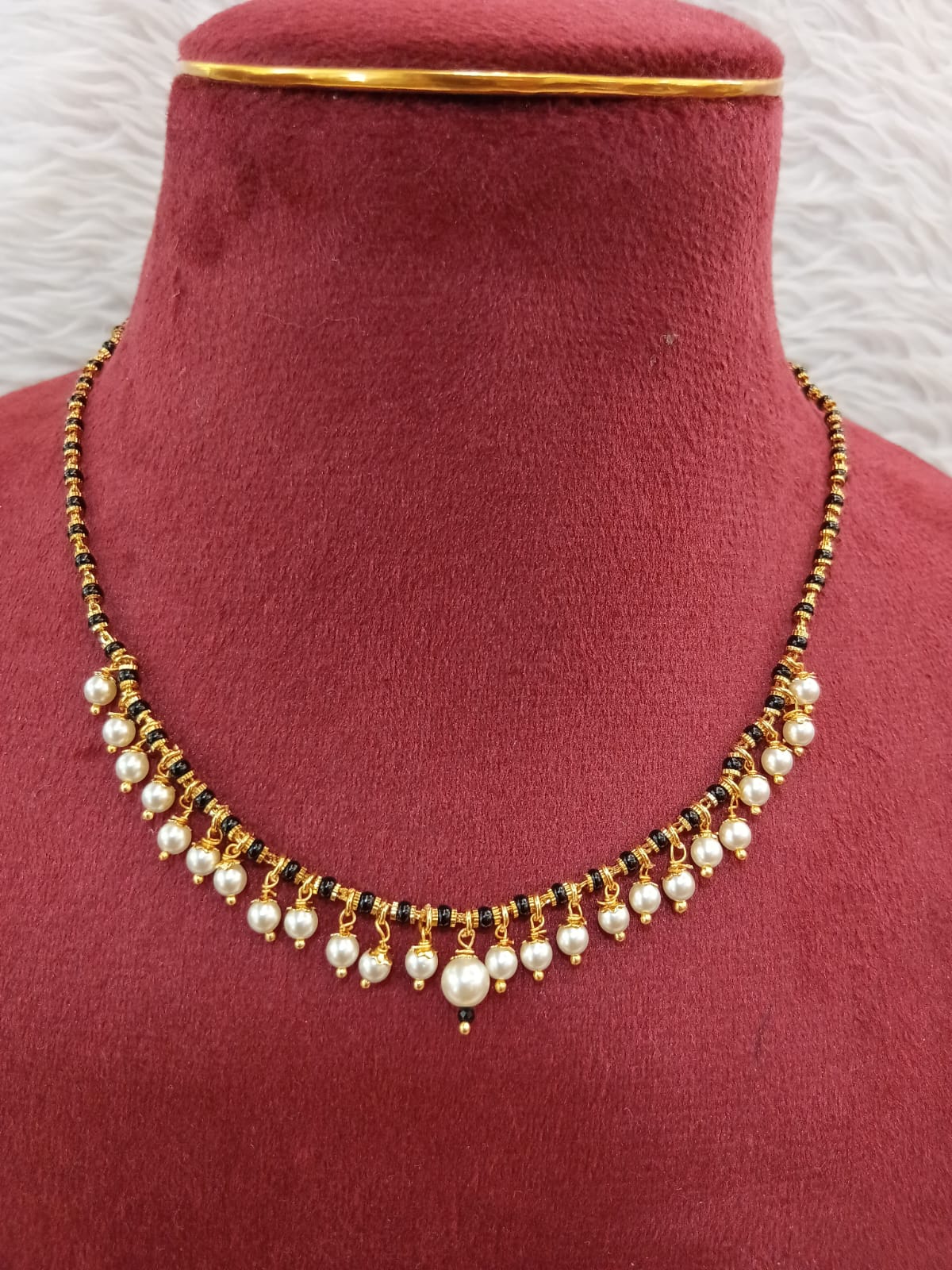 Panchaloham black beads