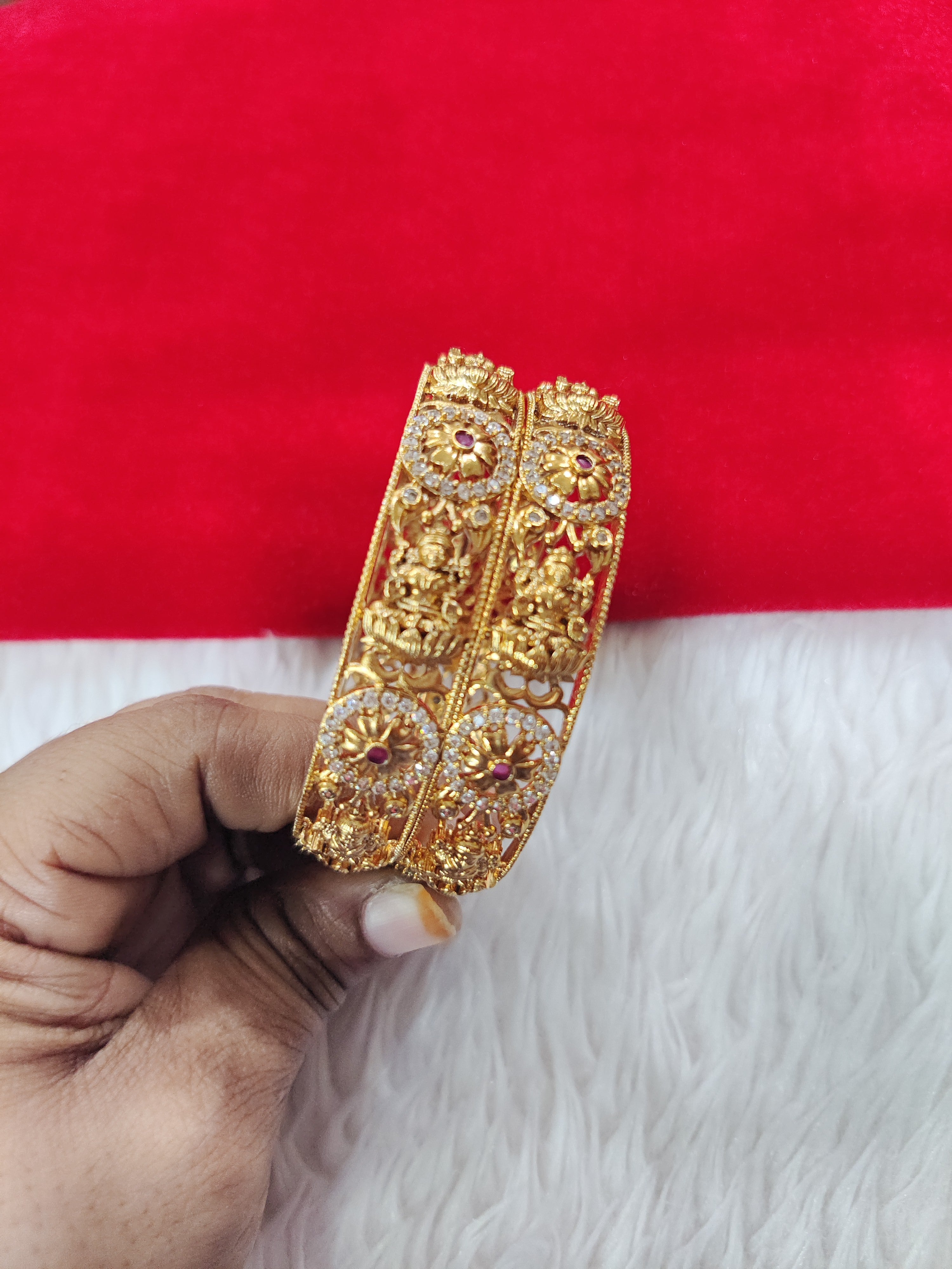 Nakshi gold look bangles