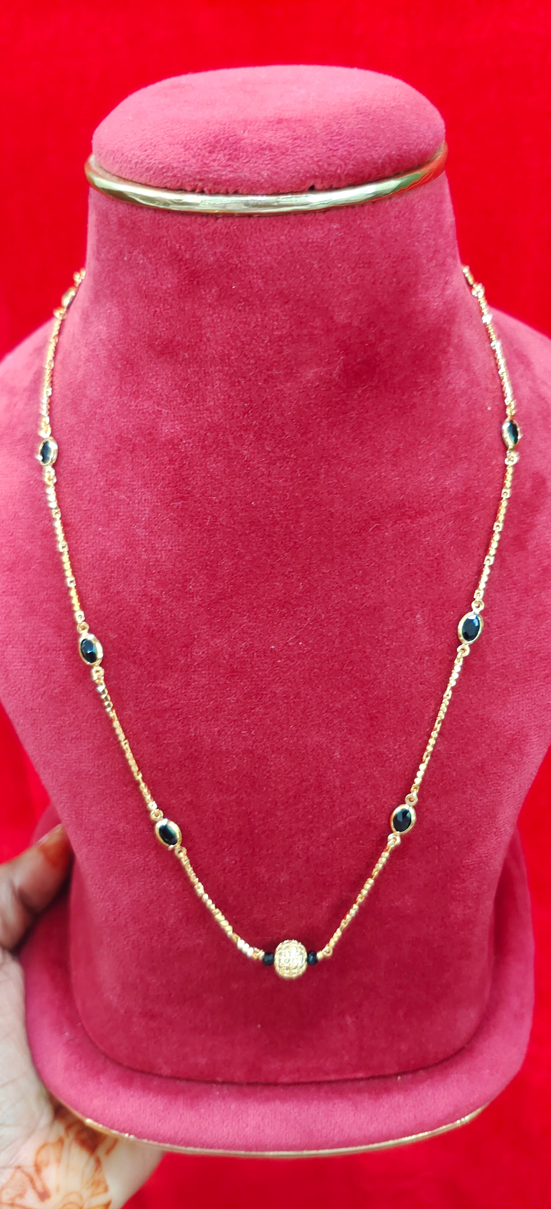 #Panchaloham black beads